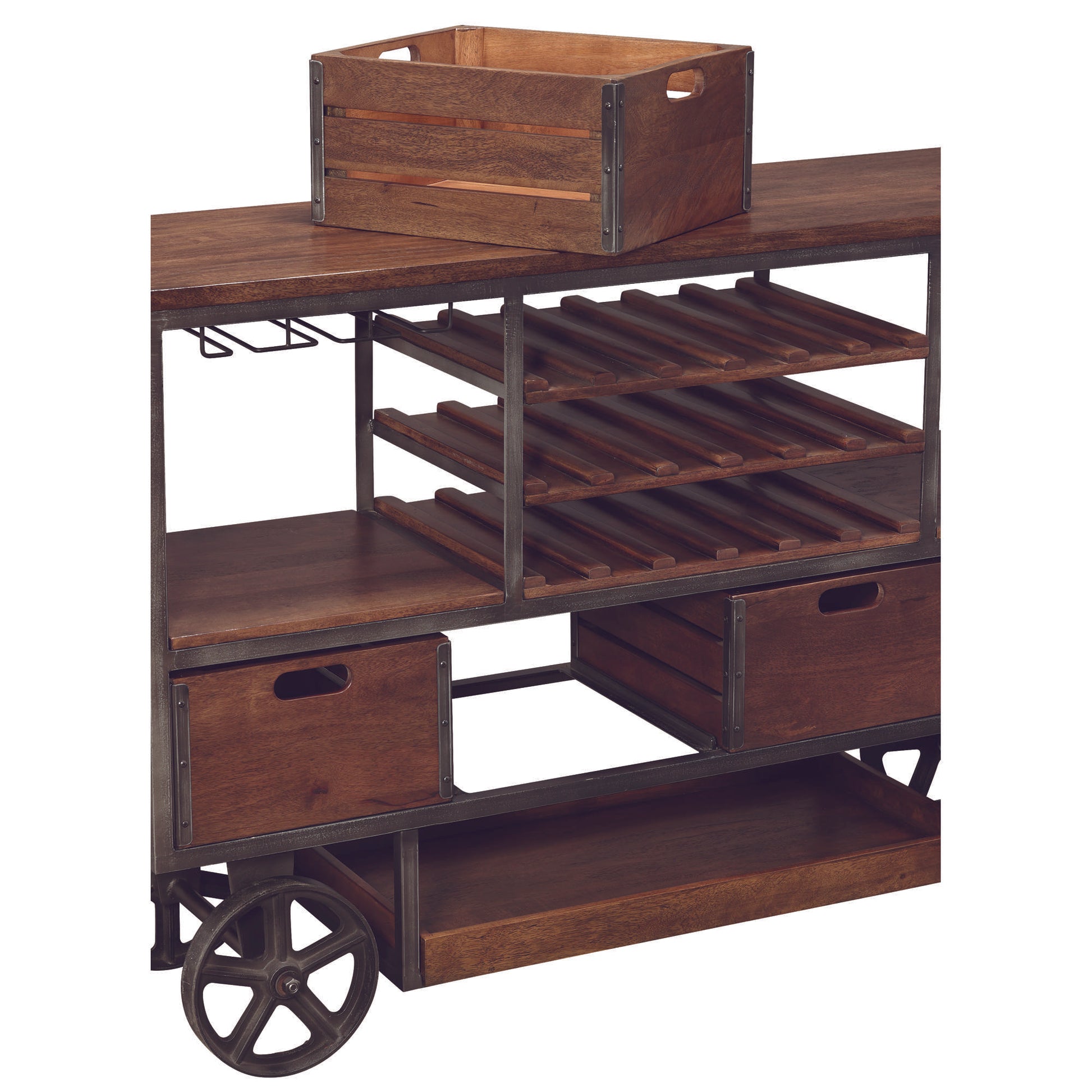 Budge Wine and Bar Cart