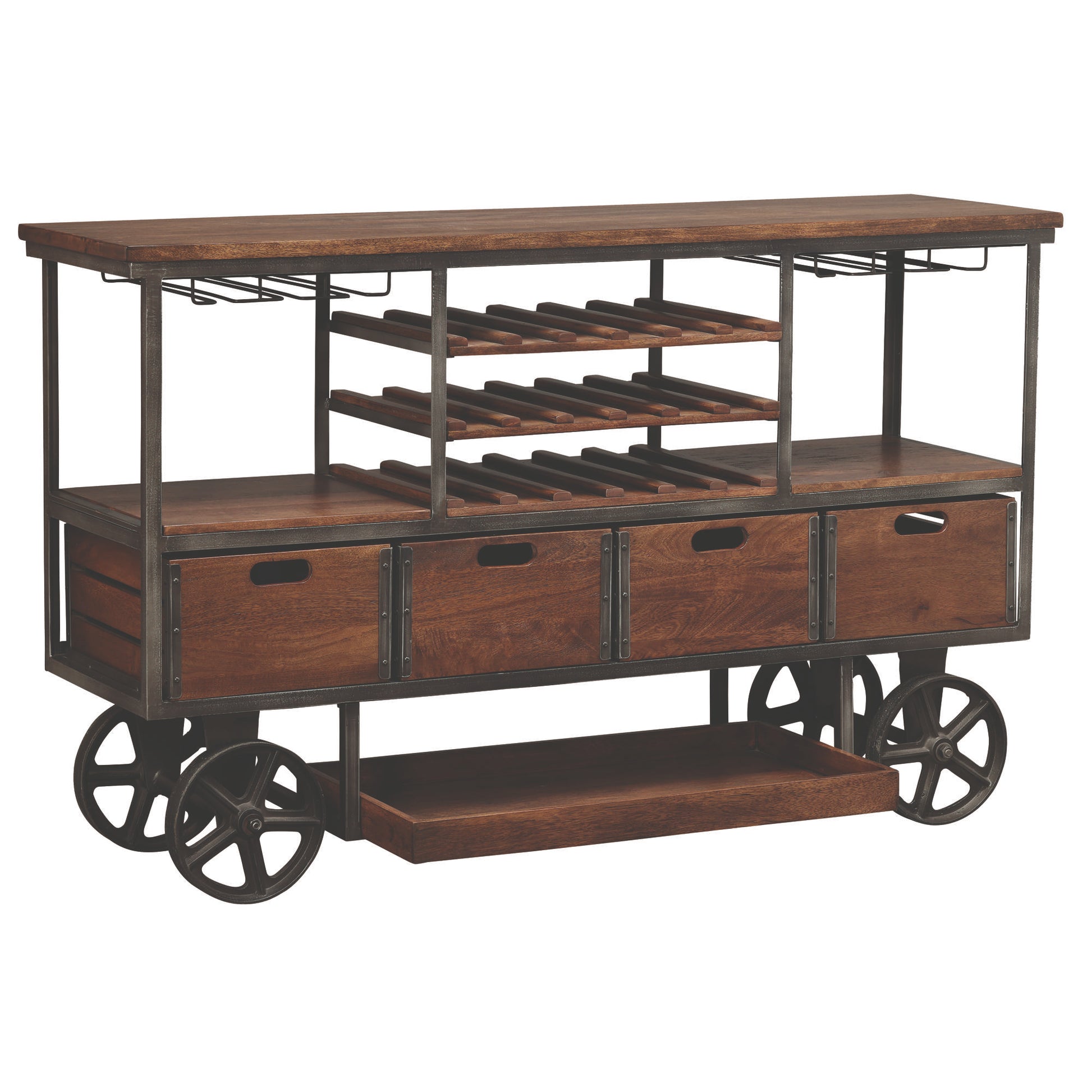 Budge Wine and Bar Cart