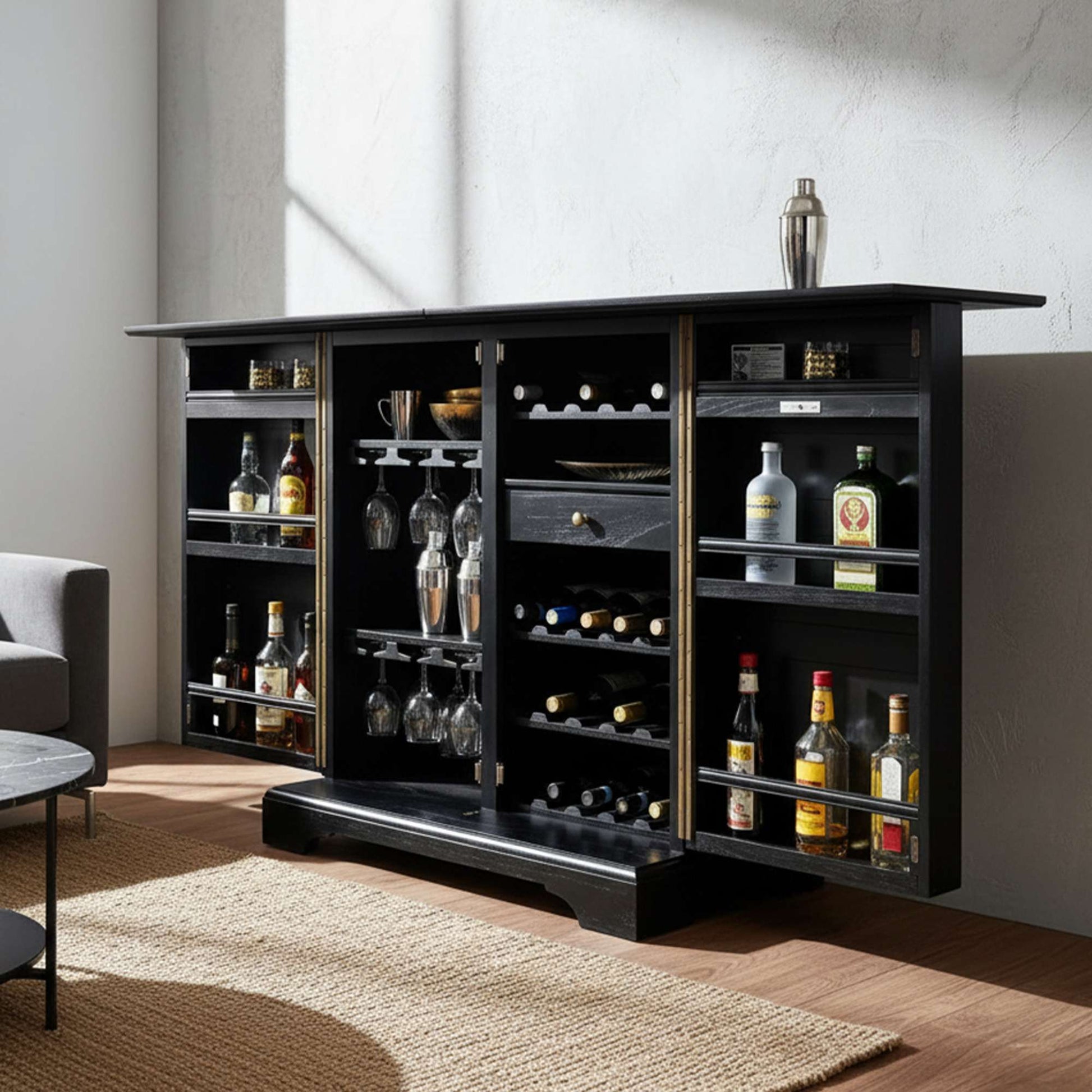 Passport IV Wine & Bar Console