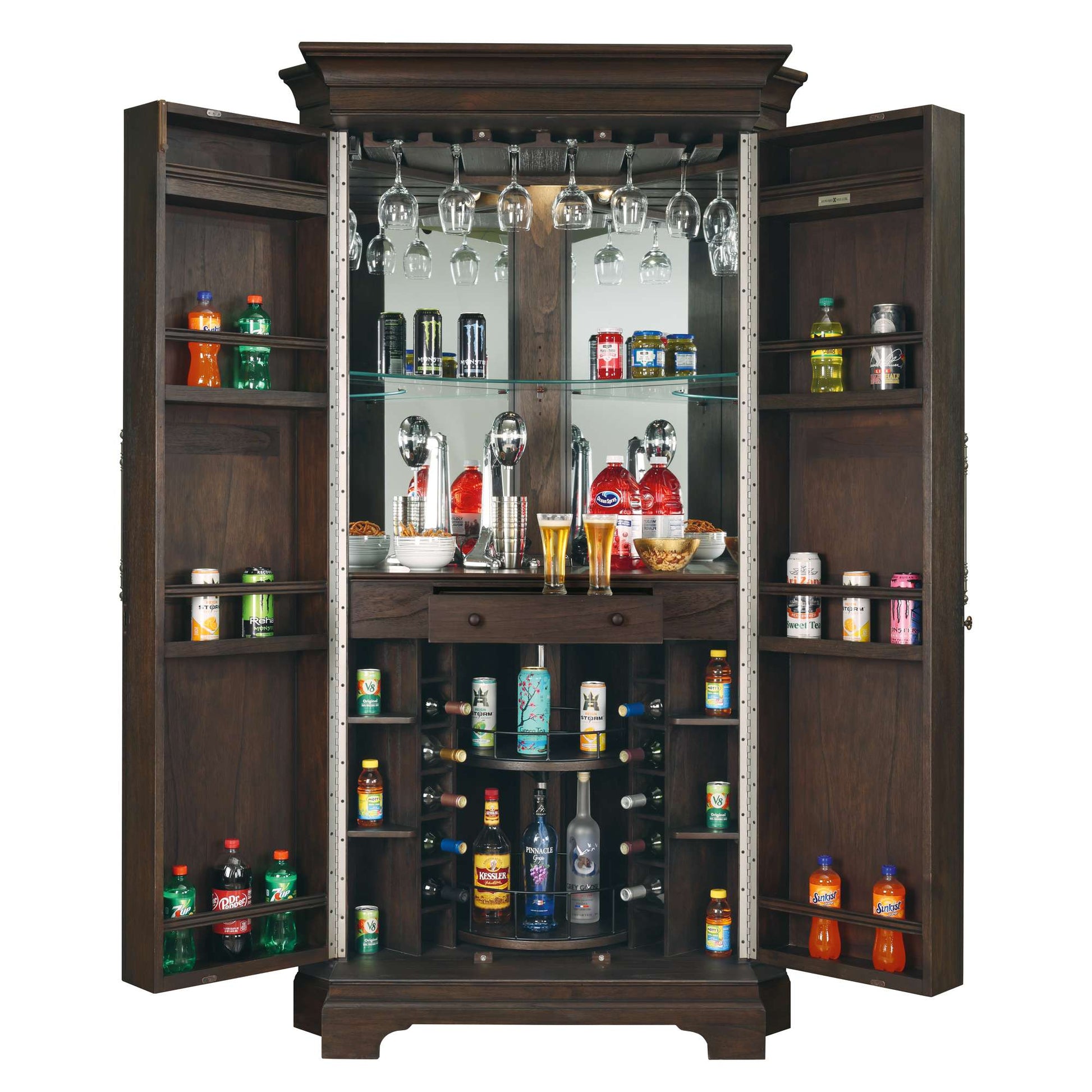 Passport Corner II Wine & Bar Cabinet