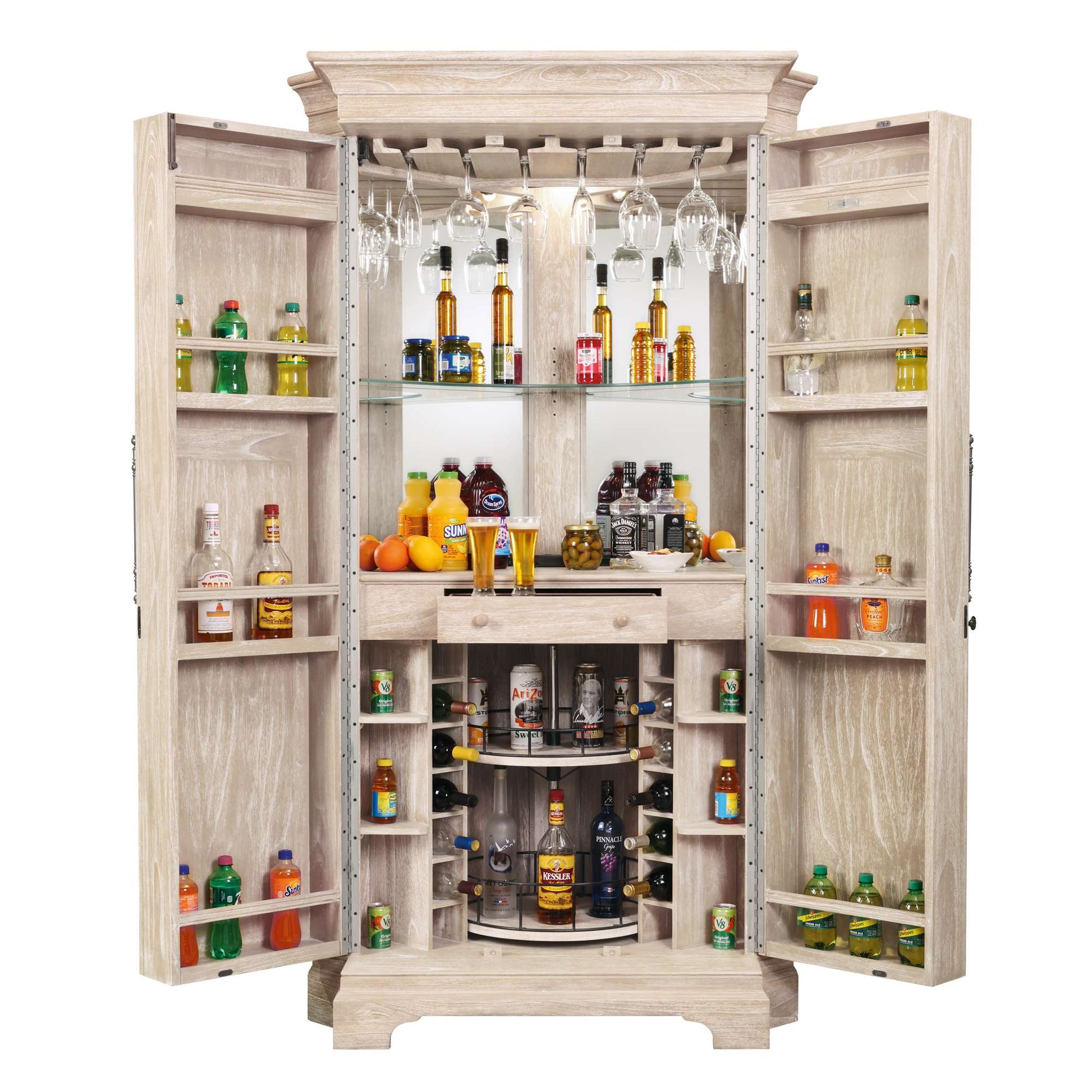 Passport Corner III Wine & Bar Cabinet