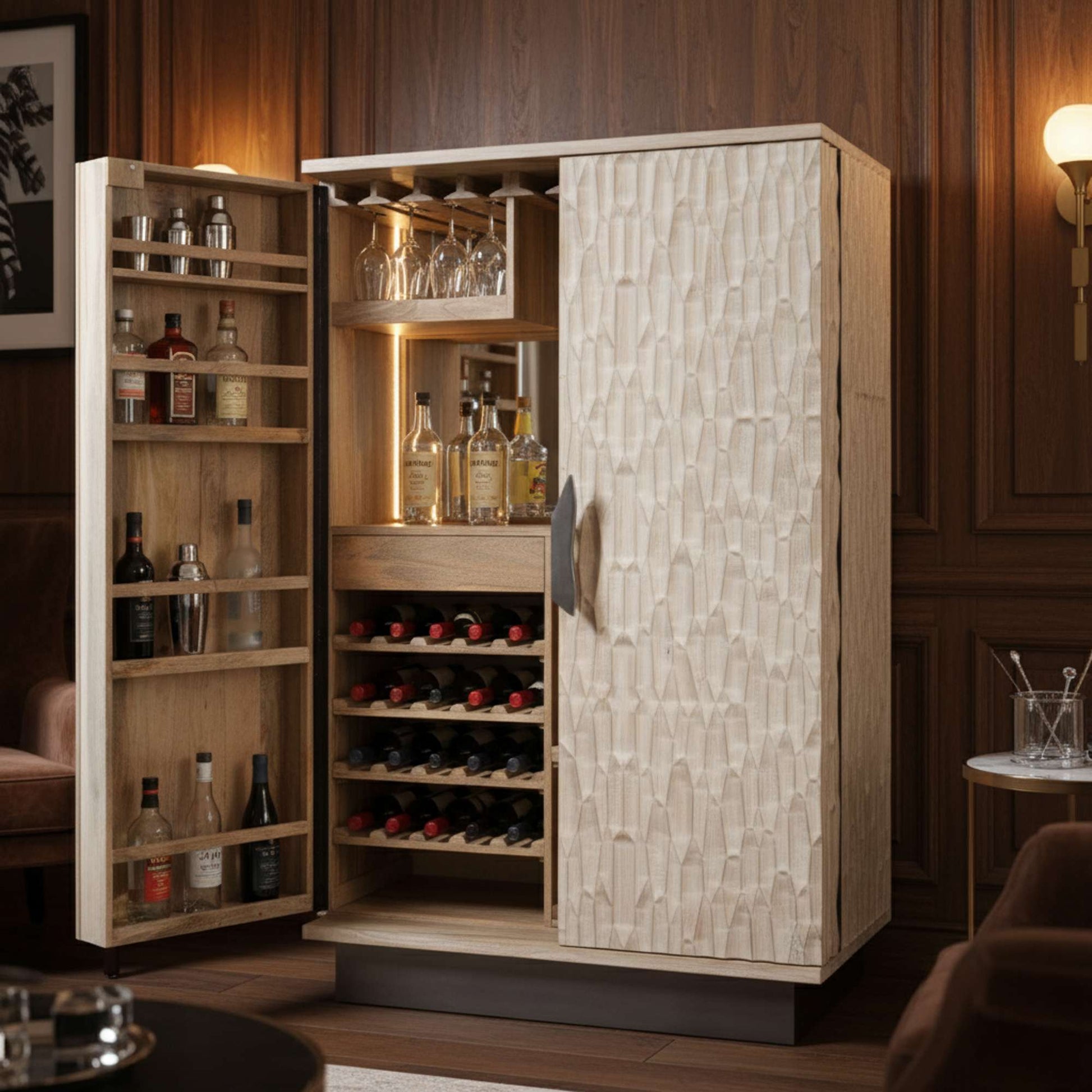 Kian Wine & Bar Cabinet