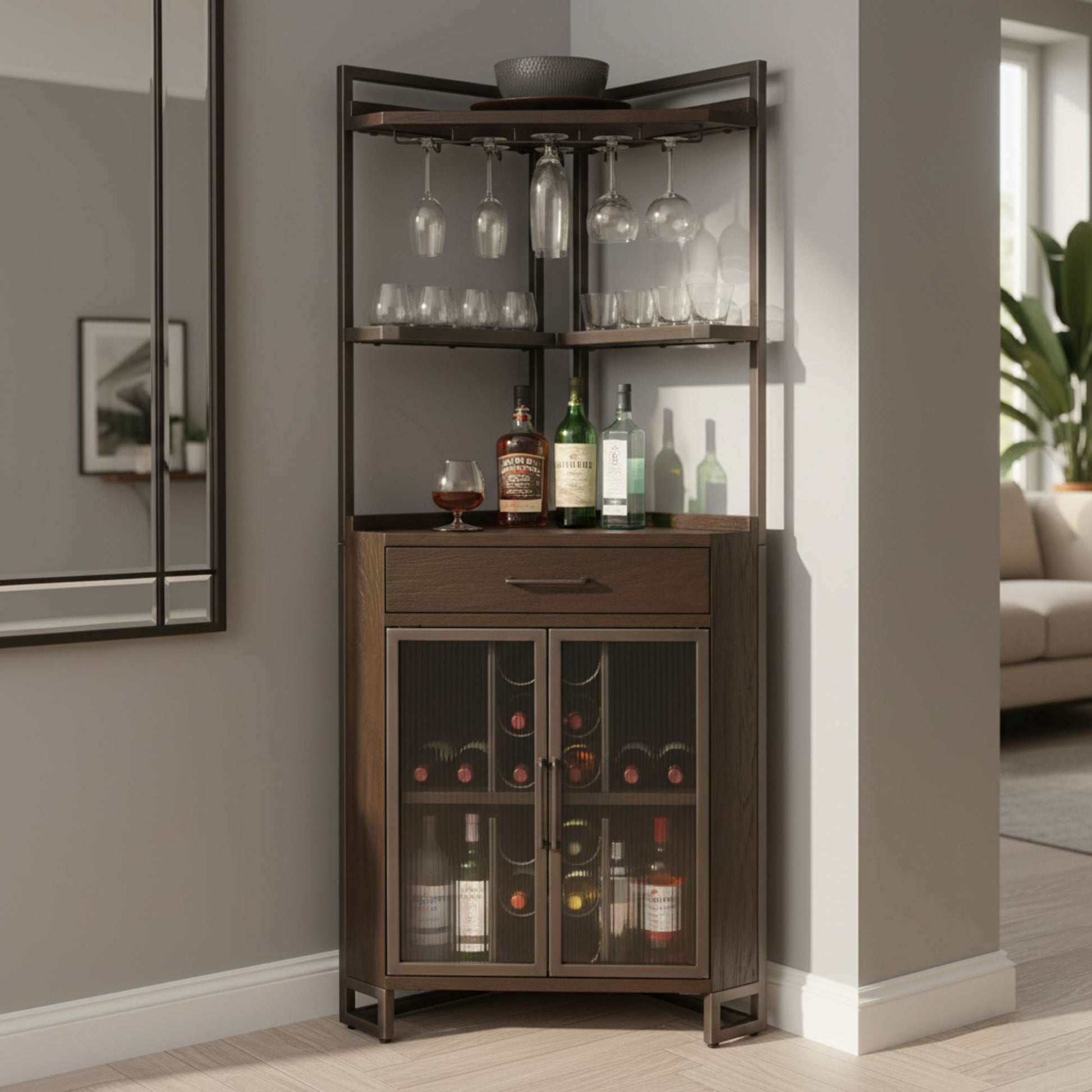 Armoire à vin et bar Studio Corner III