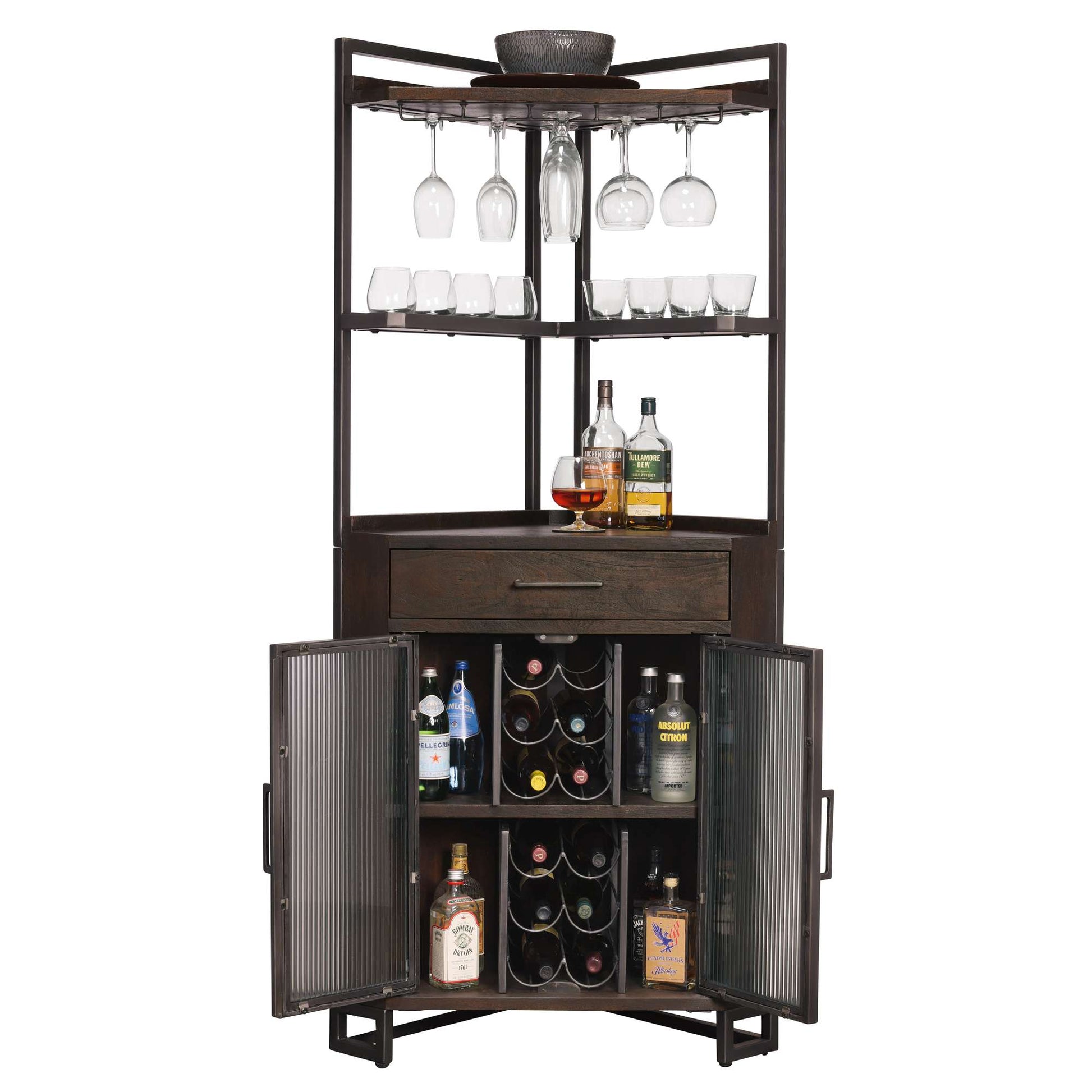 Studio Corner III Wine & Bar Cabinet