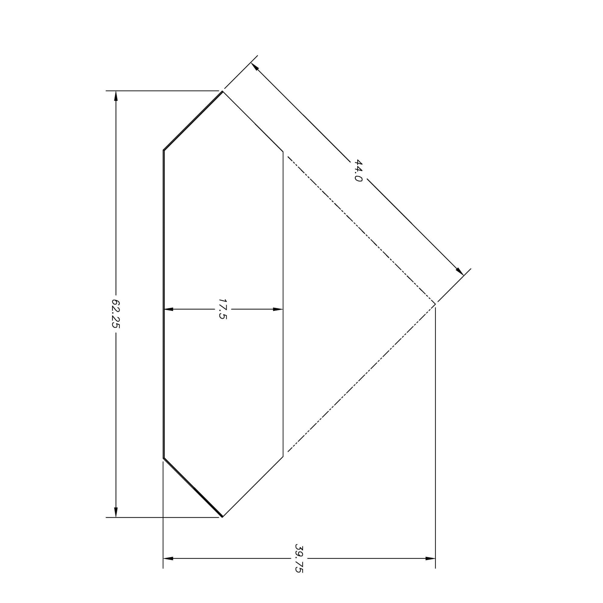 Console d'angle personnalisée