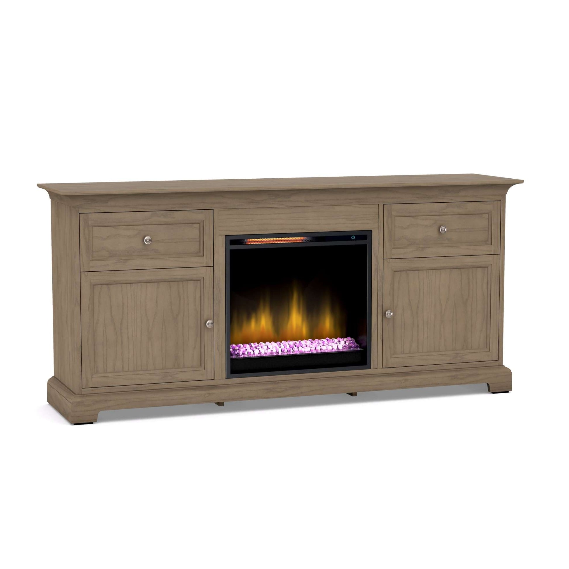 69" - 72" Fireplace Console