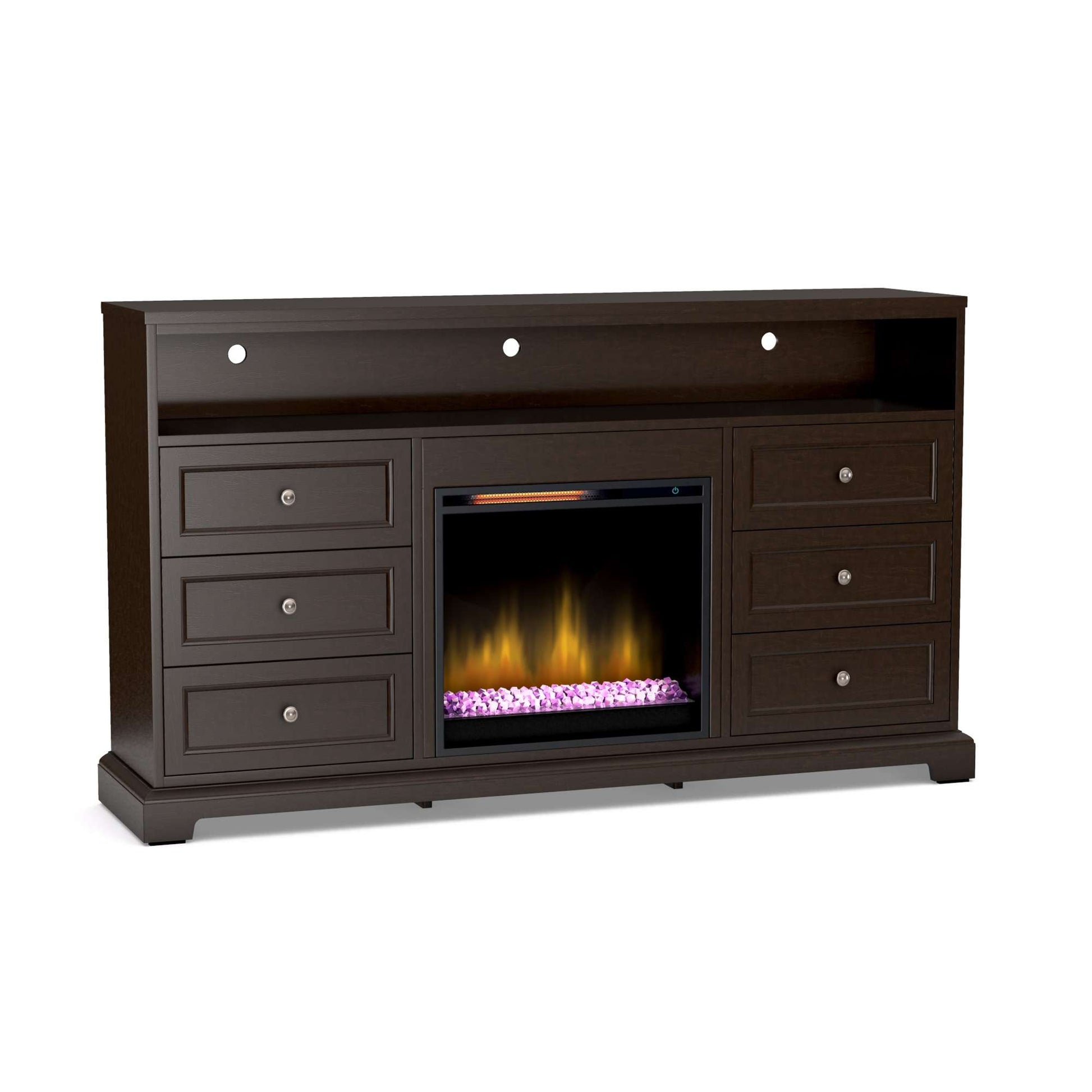69" - 72" Fireplace Console