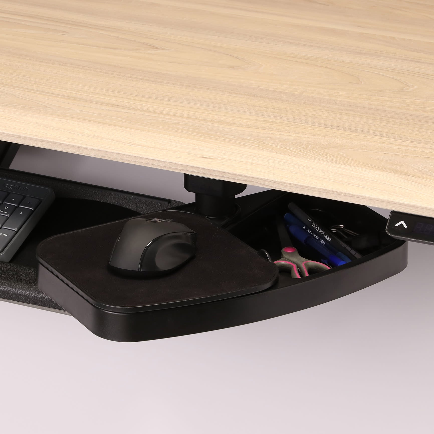 991028 Undermount Mousepad Shelf