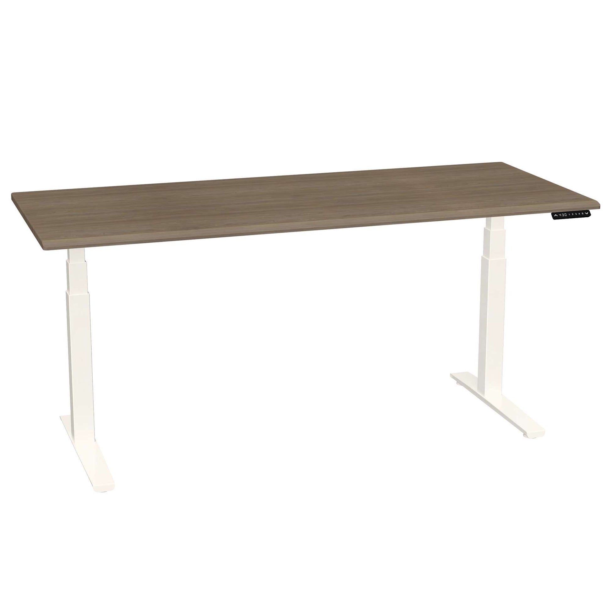 Bureau haut de gamme SmartMoves de 72 po et base réglable en hauteur