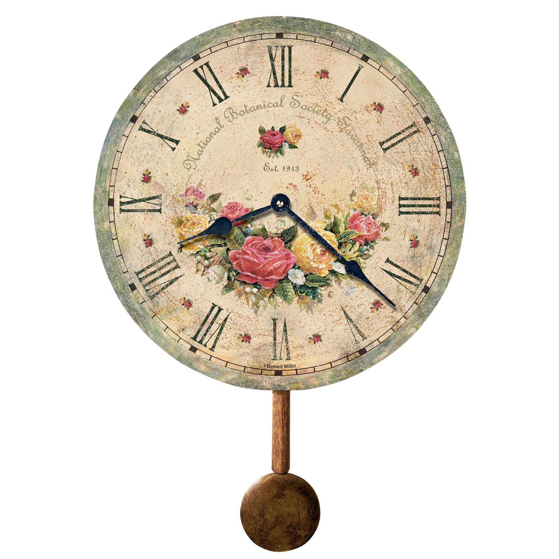 Horloge murale de la Savannah Botanical Society VI