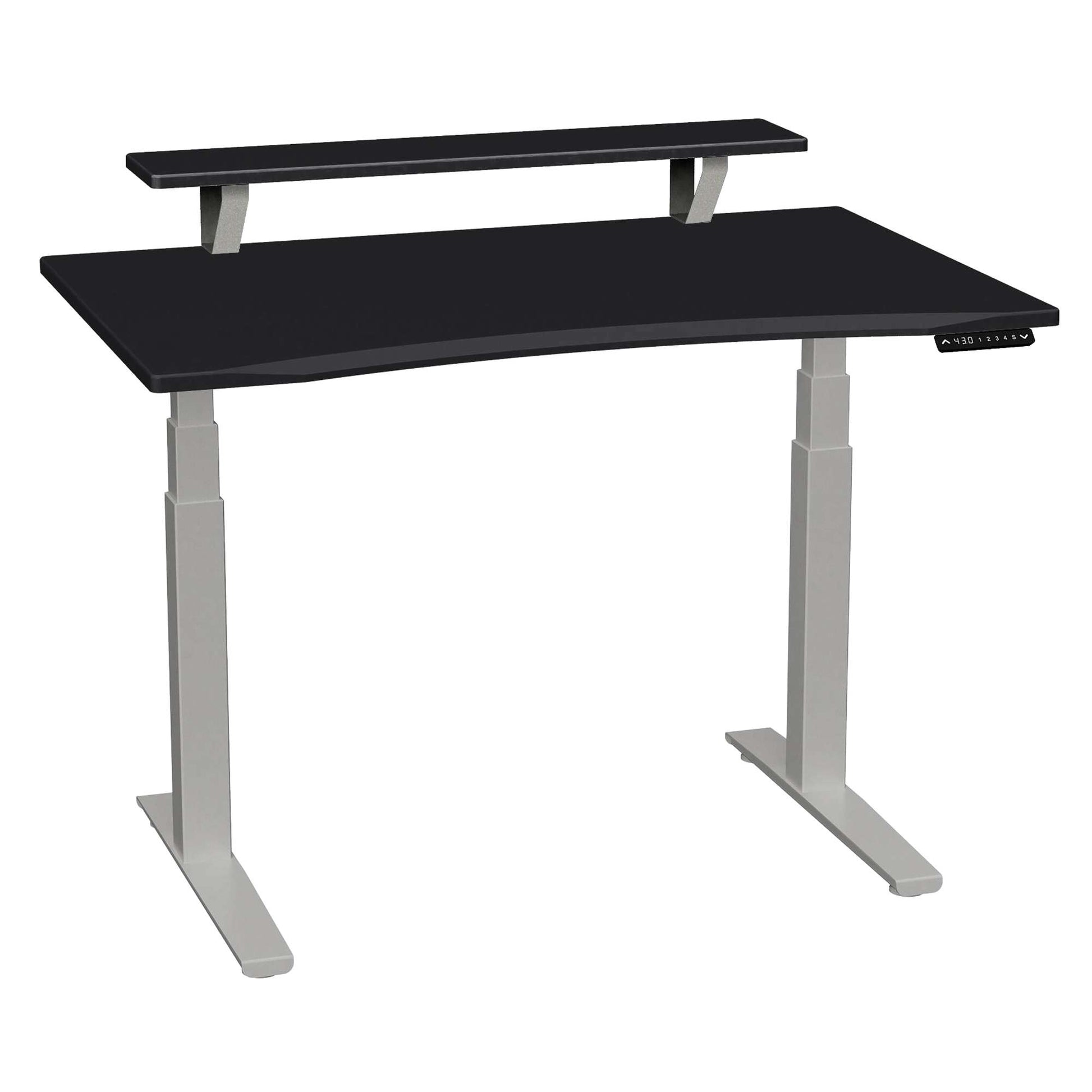SmartMoves 48 in. Desk w/ Elevated Shelf and Adjustable Height Base
