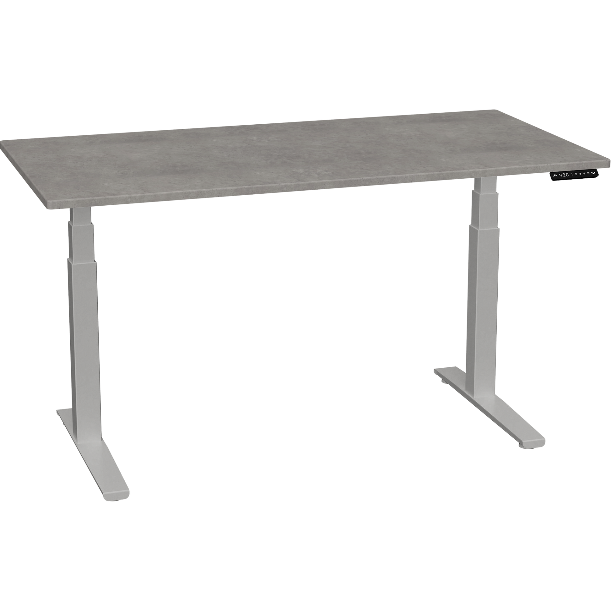 Bureau haut de gamme SmartMoves de 60 po et base réglable en hauteur