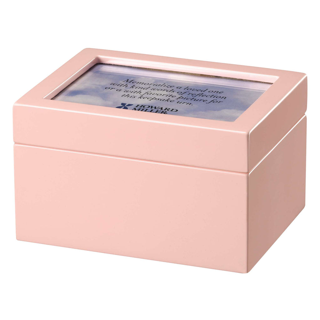 Precious Pink Portrait Urn Chest