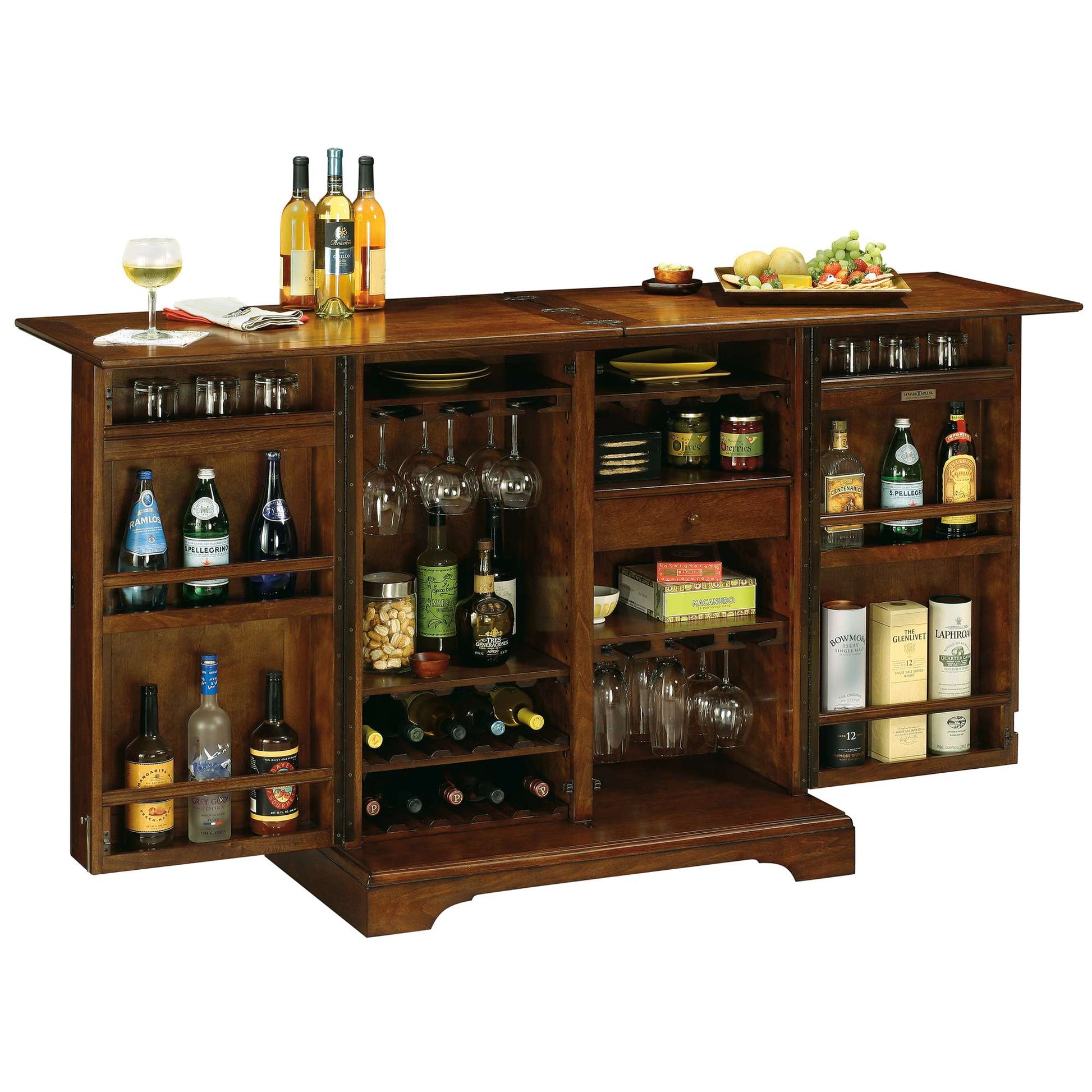 Lodi II Wine & Bar Console