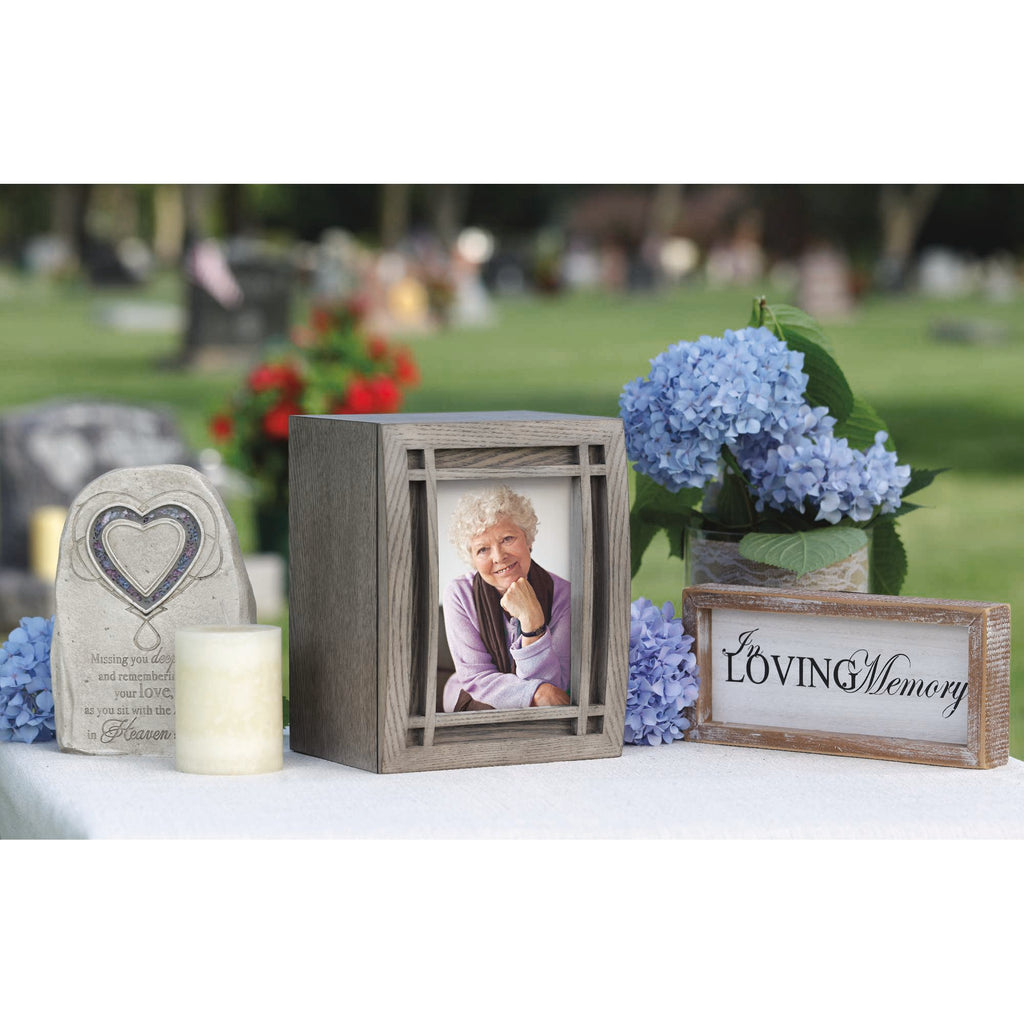 Mission Seaside Gray Portrait Urn
