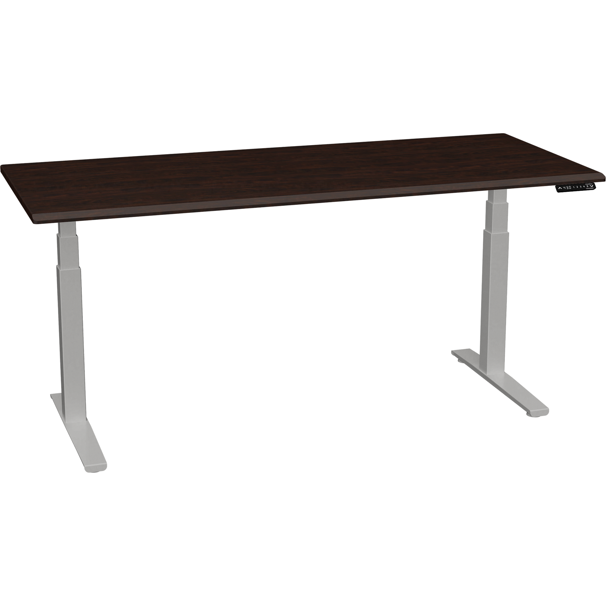 Bureau haut de gamme SmartMoves de 72 po et base réglable en hauteur