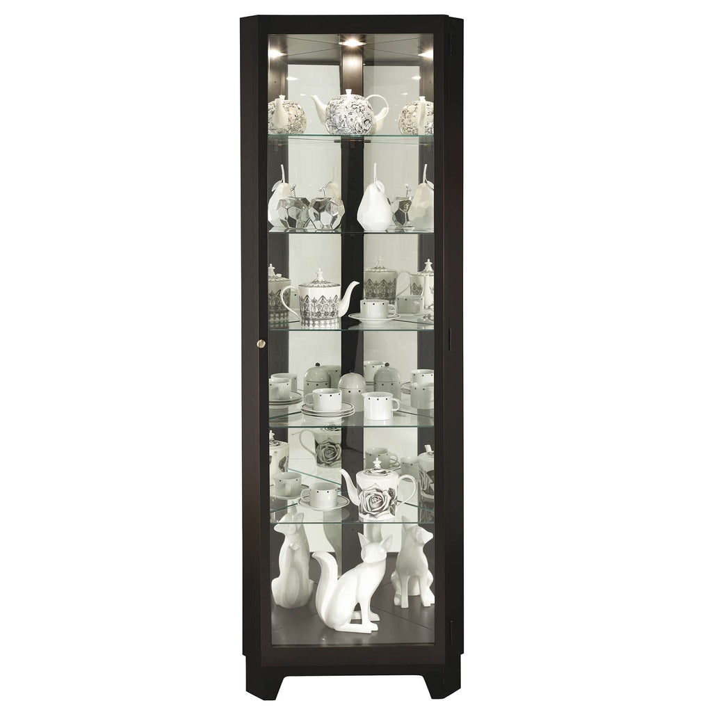 Melissa IV Corner Curio Cabinet