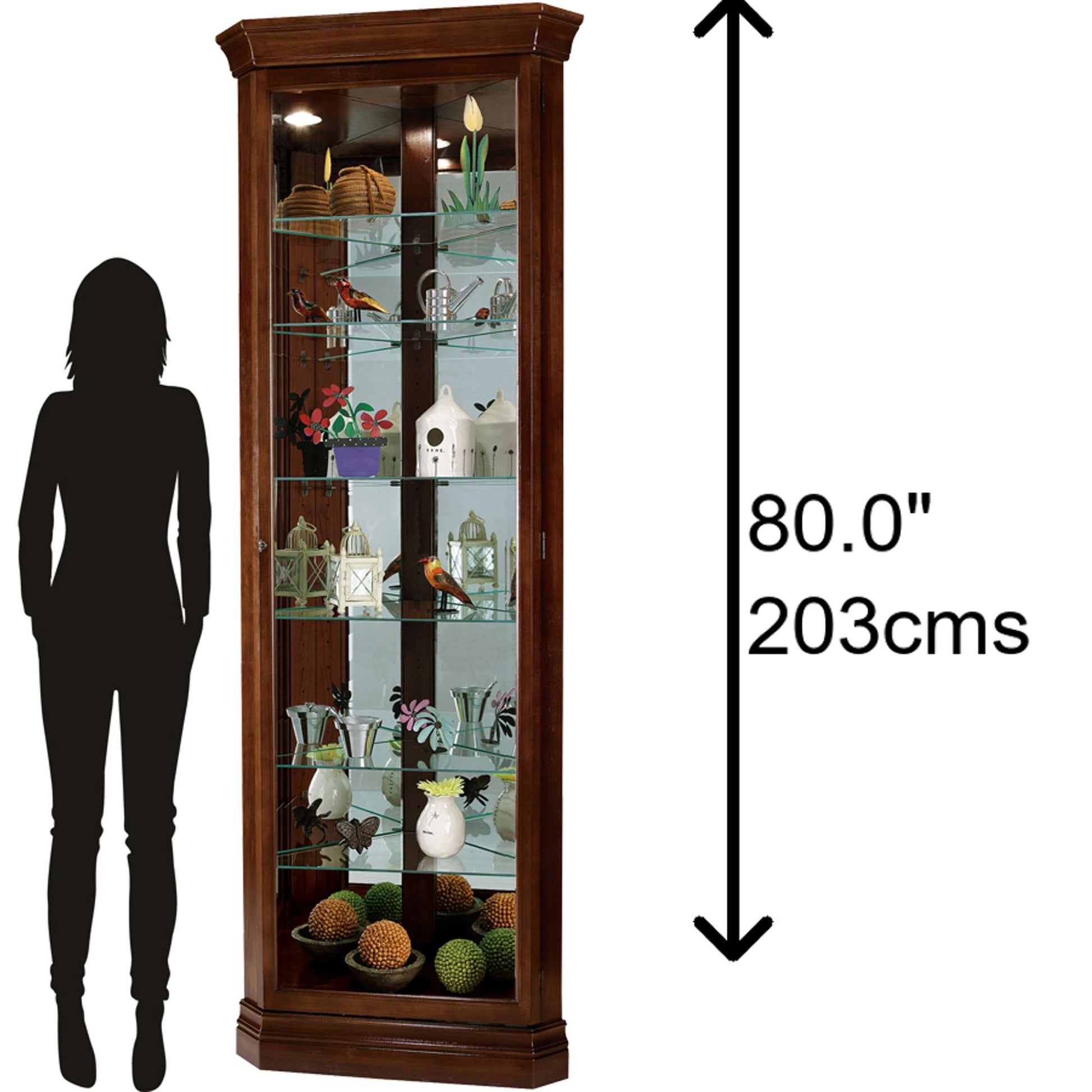 Armoire à curiosités d'angle Drake
