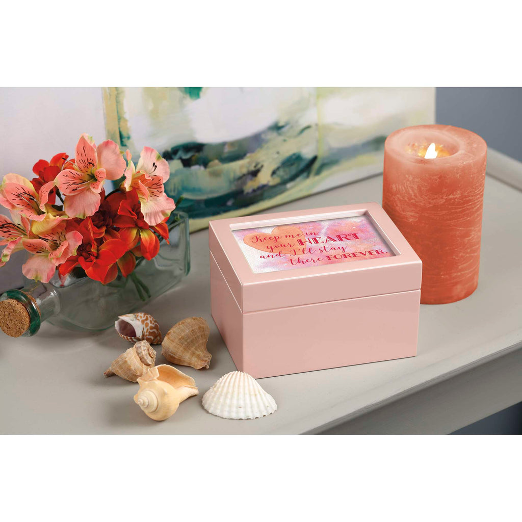 Precious Pink Portrait Urn Chest