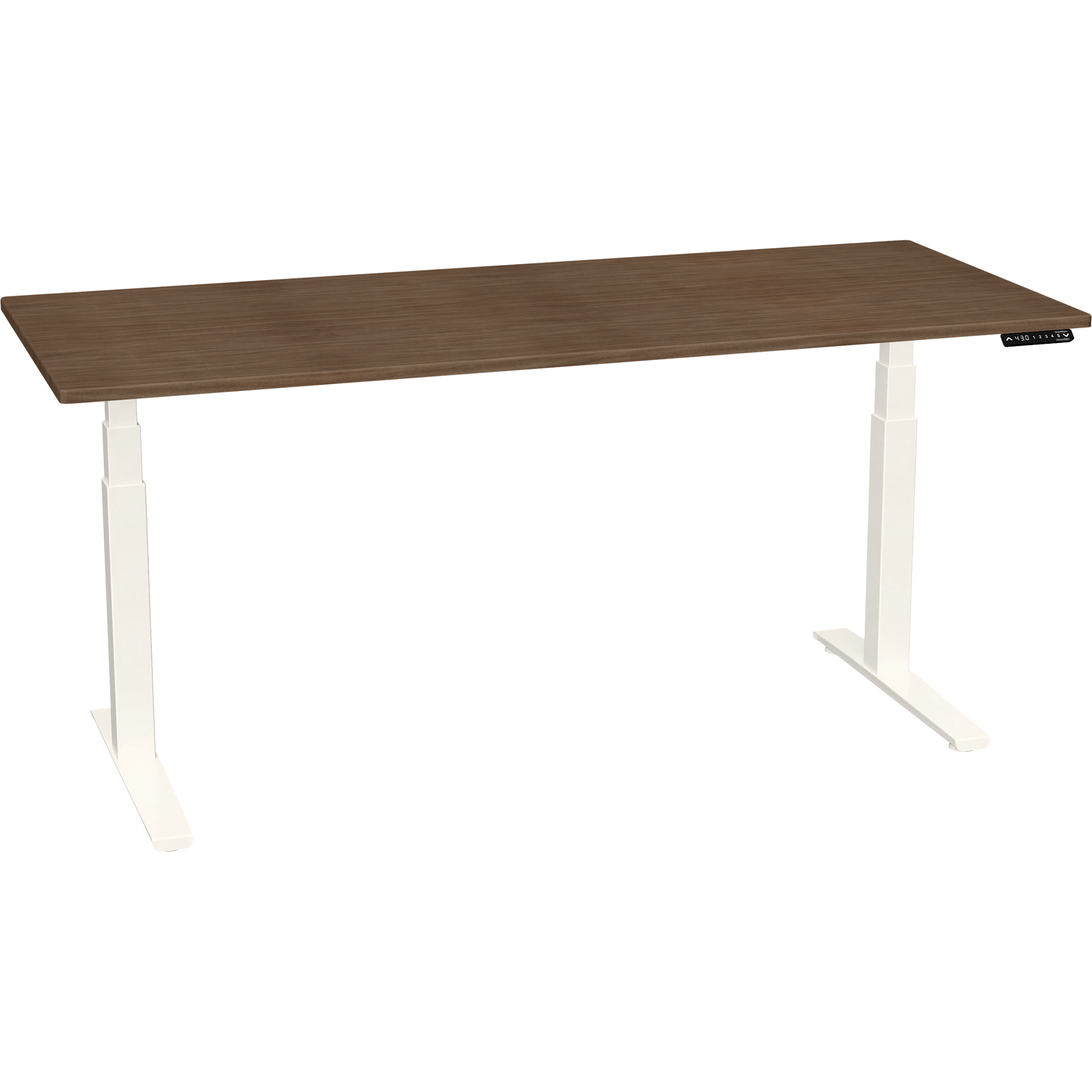 Bureau haut de gamme SmartMoves de 72 po et base réglable en hauteur