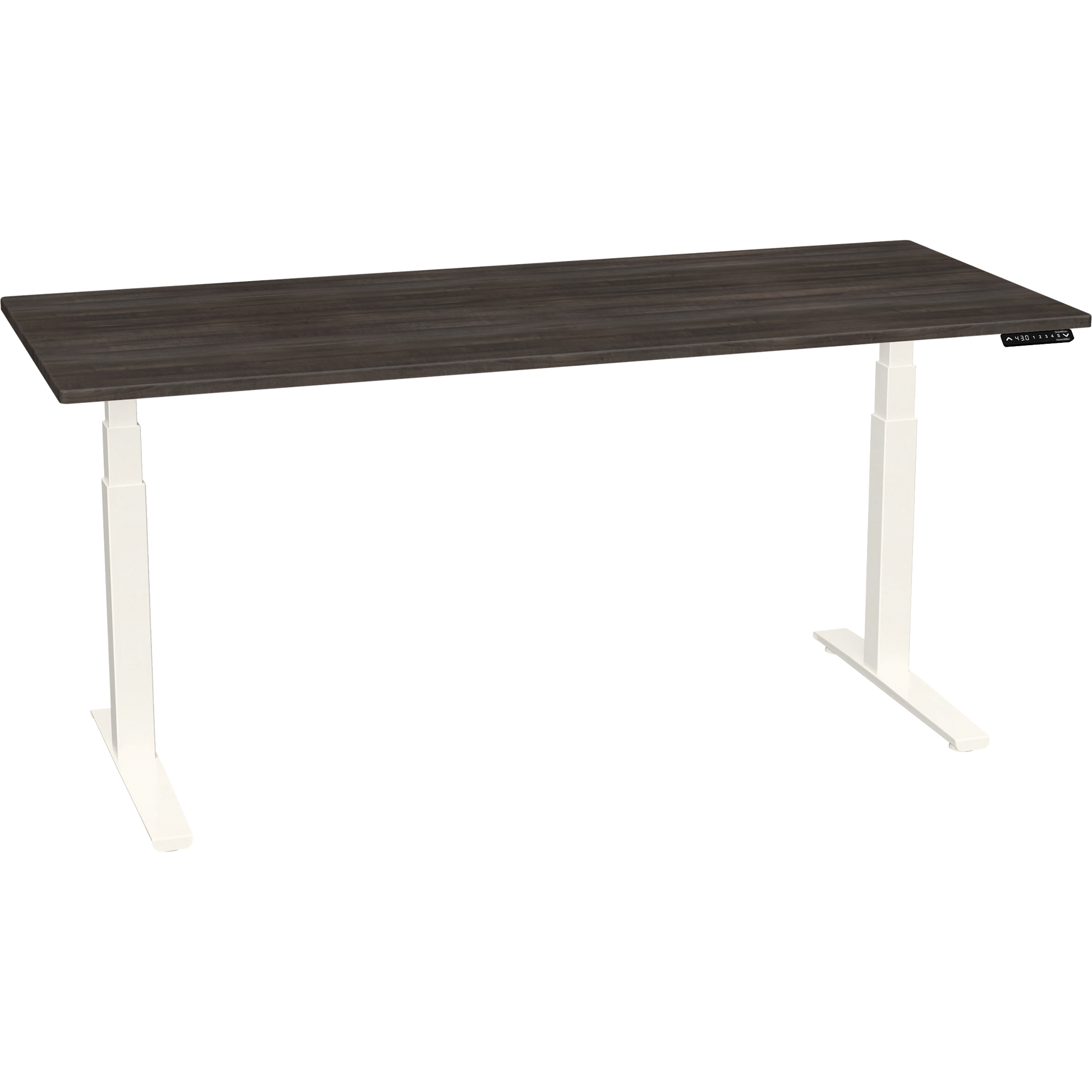 Bureau haut de gamme SmartMoves de 72 po et base réglable en hauteur
