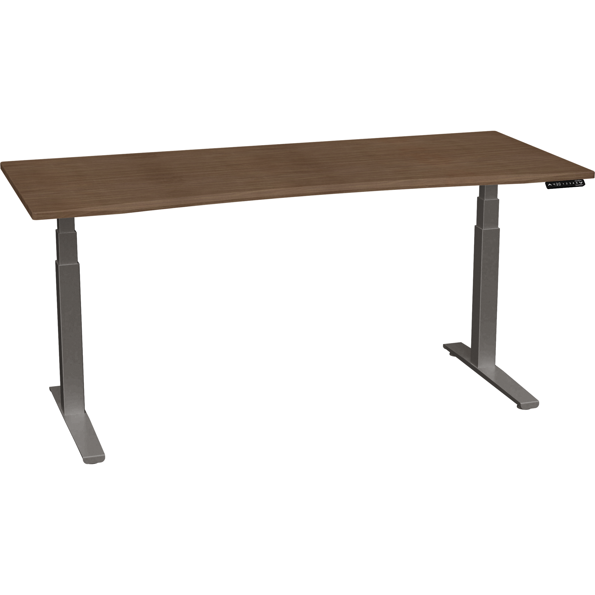 Bureau haut de gamme SmartMoves de 72 po et base réglable en hauteur