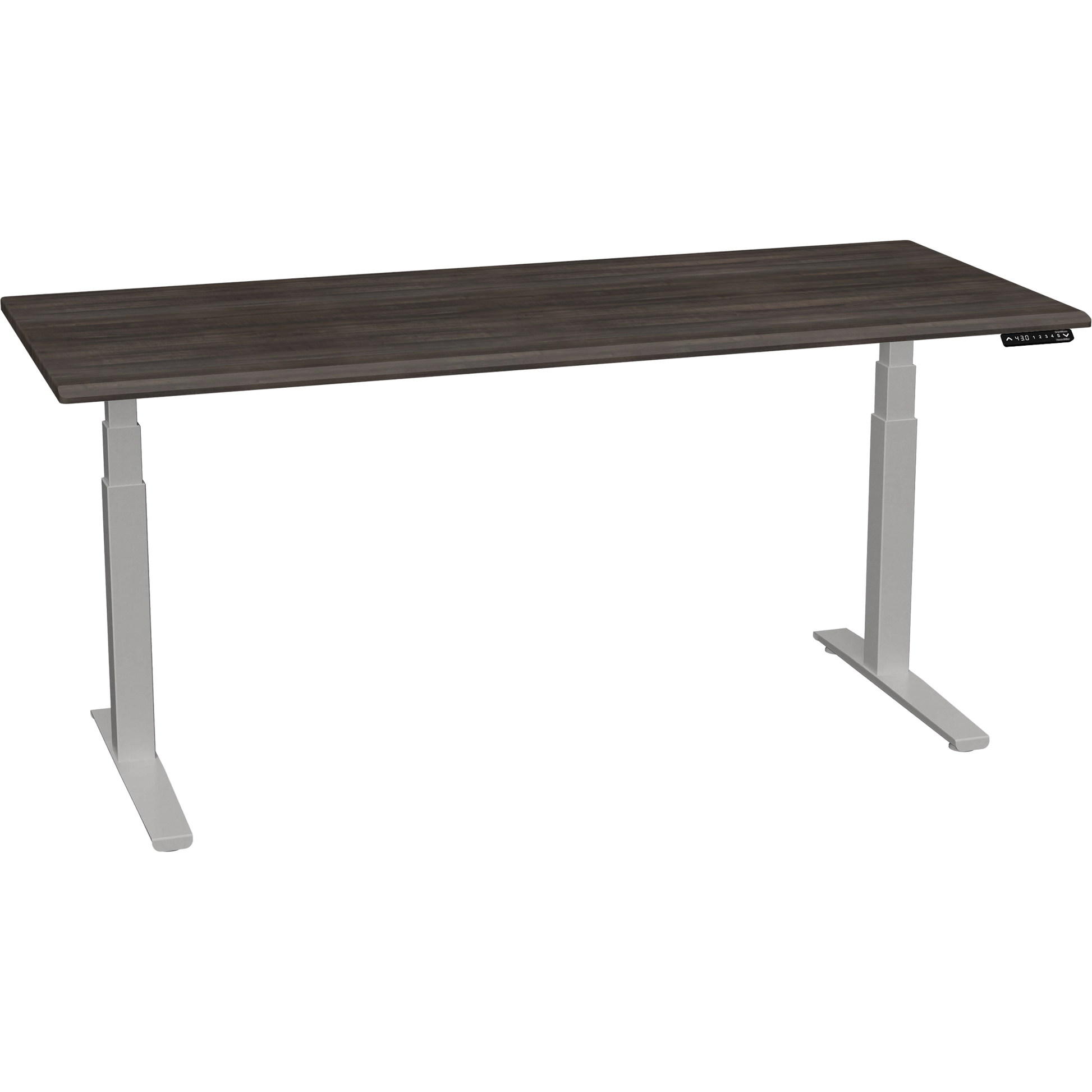 Bureau haut de gamme SmartMoves de 72 po et base réglable en hauteur