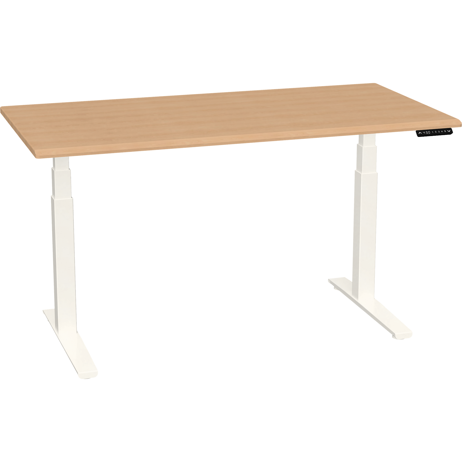 Bureau haut de gamme SmartMoves de 60 po et base réglable en hauteur
