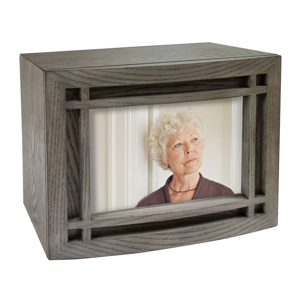 Mission Seaside Gray Portrait Urn