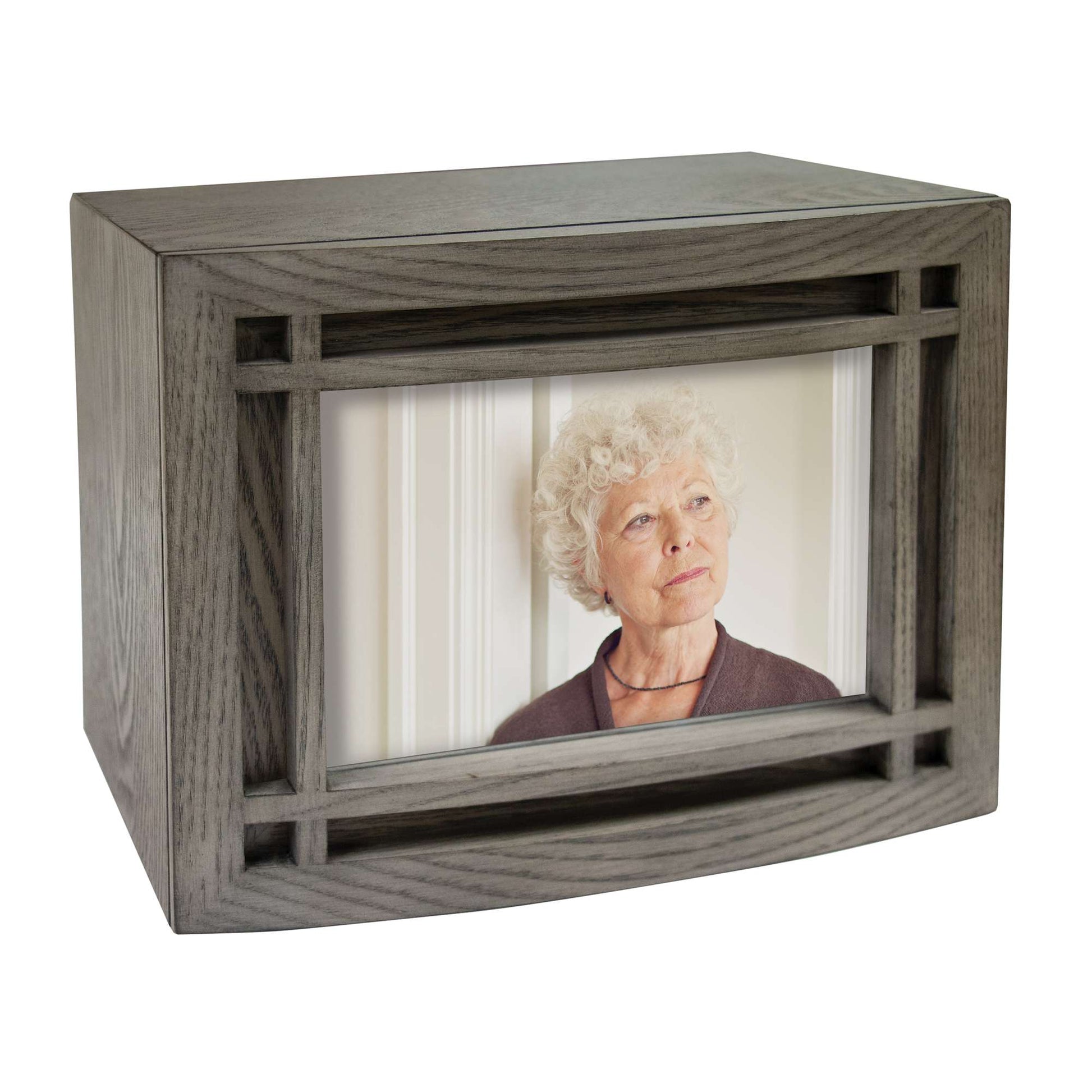 Mission Seaside Gray Portrait Urn