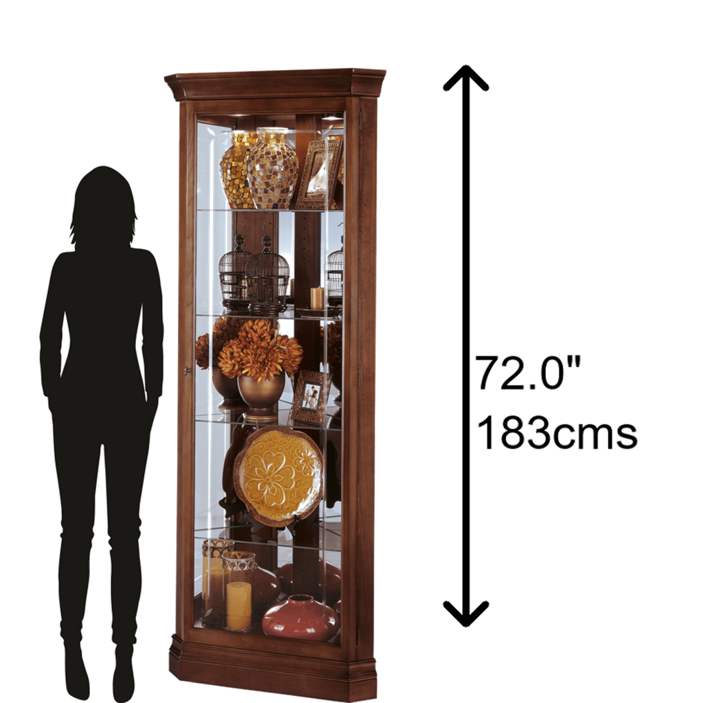 Armoire à curiosités d'angle Lynwood