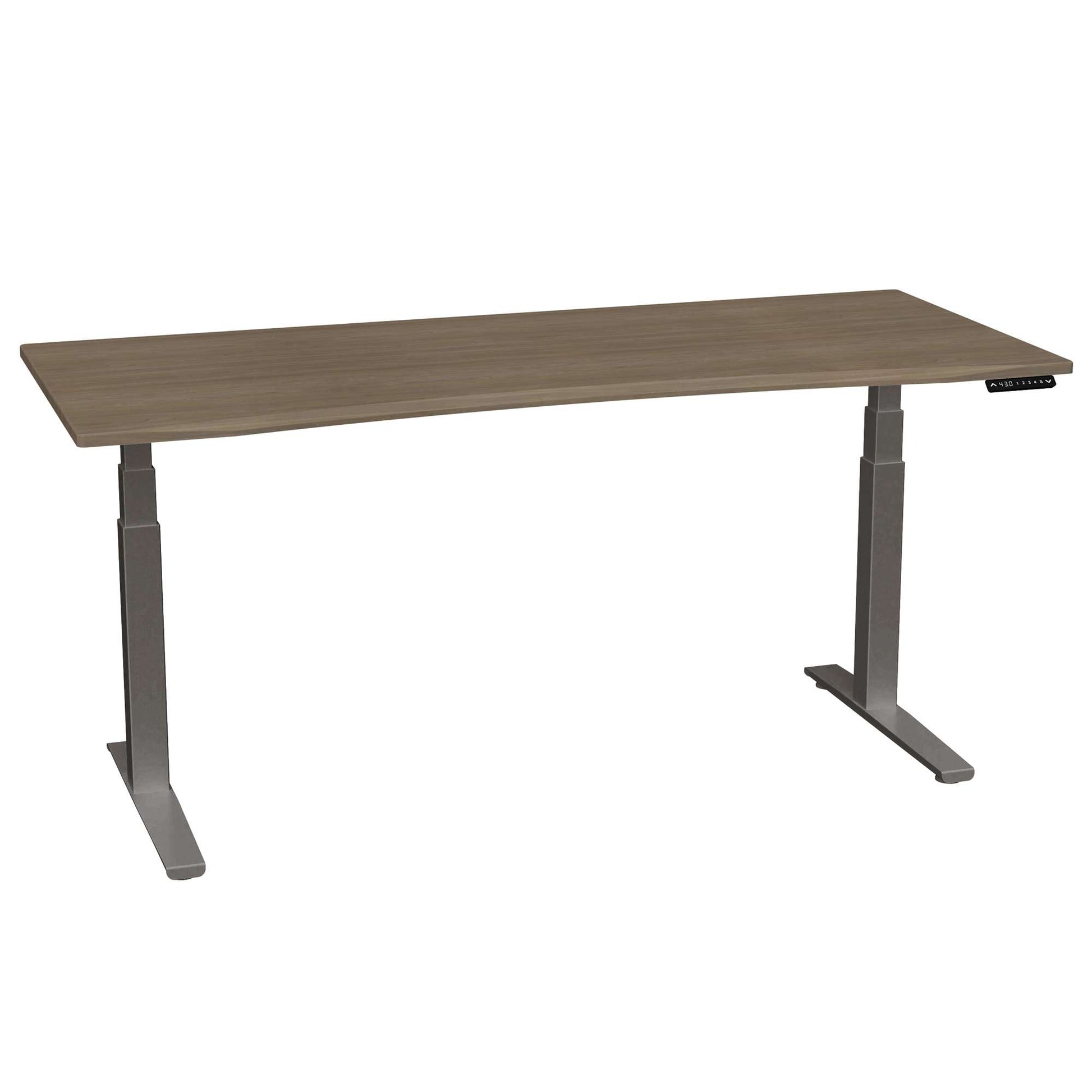 Bureau haut de gamme SmartMoves de 72 po et base réglable en hauteur
