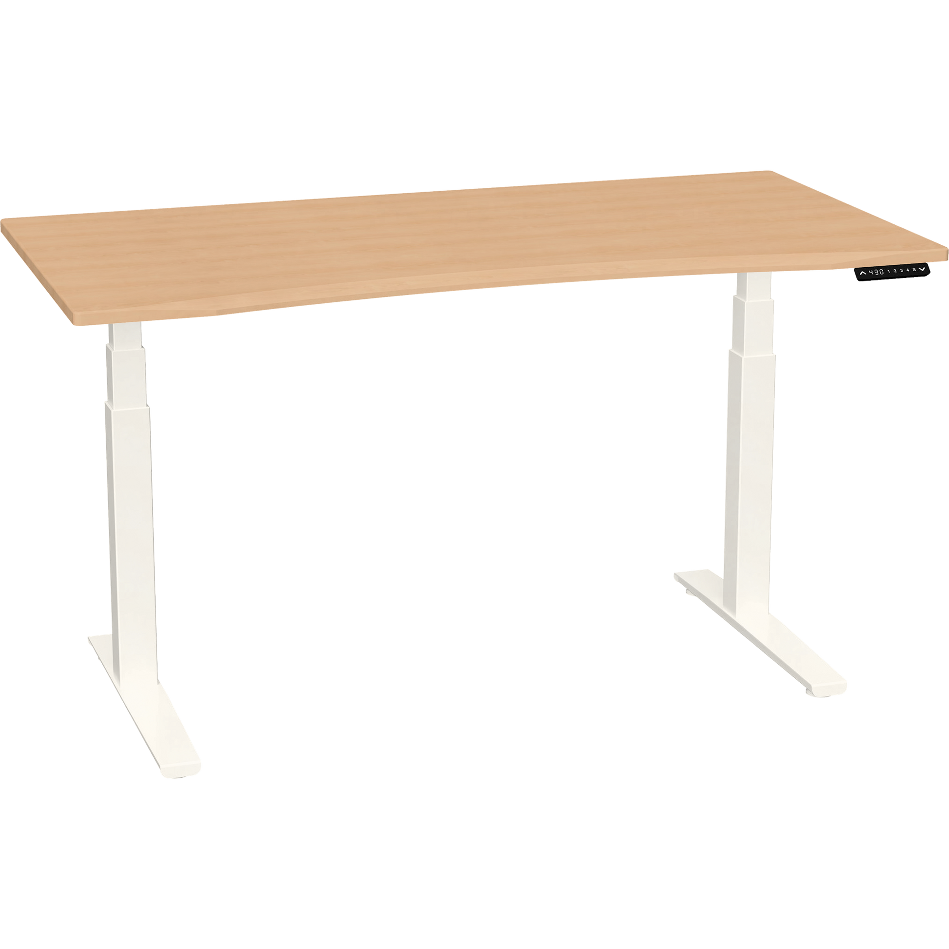 Bureau haut de gamme SmartMoves de 60 po et base réglable en hauteur