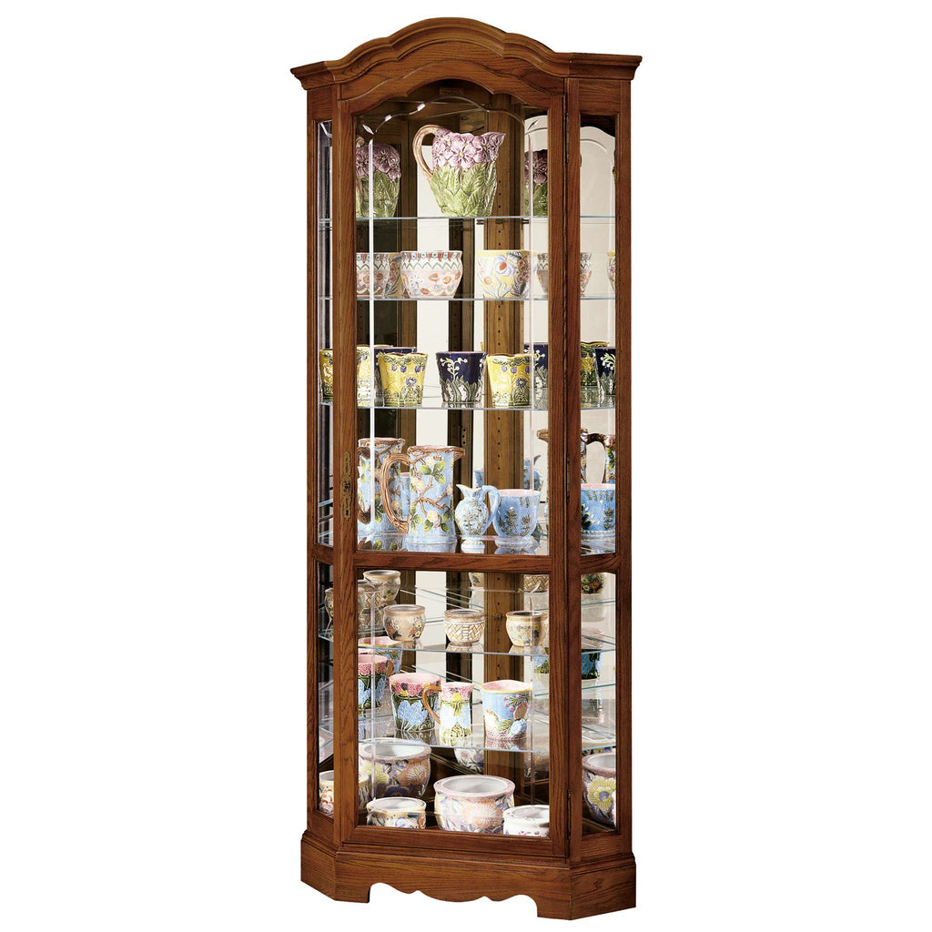 Jamestown II Corner Curio Cabinet