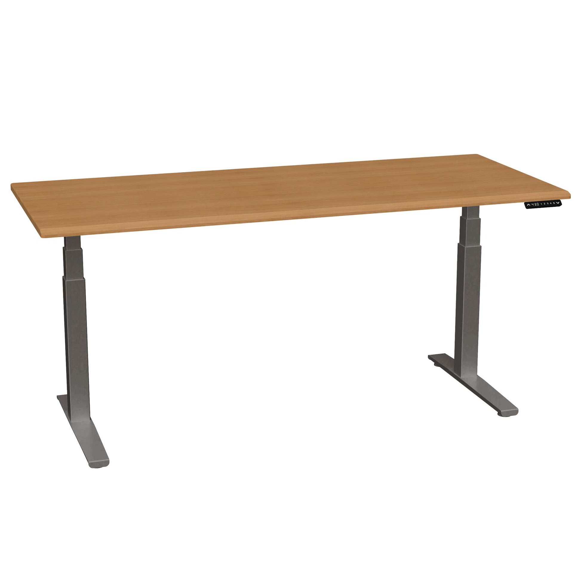 Bureau haut de gamme SmartMoves de 72 po et base réglable en hauteur