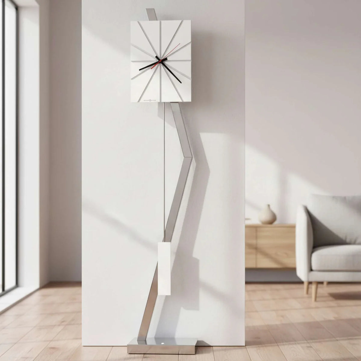Howard Miller Zander Grandfather Clock, 78-inch, in a styled room