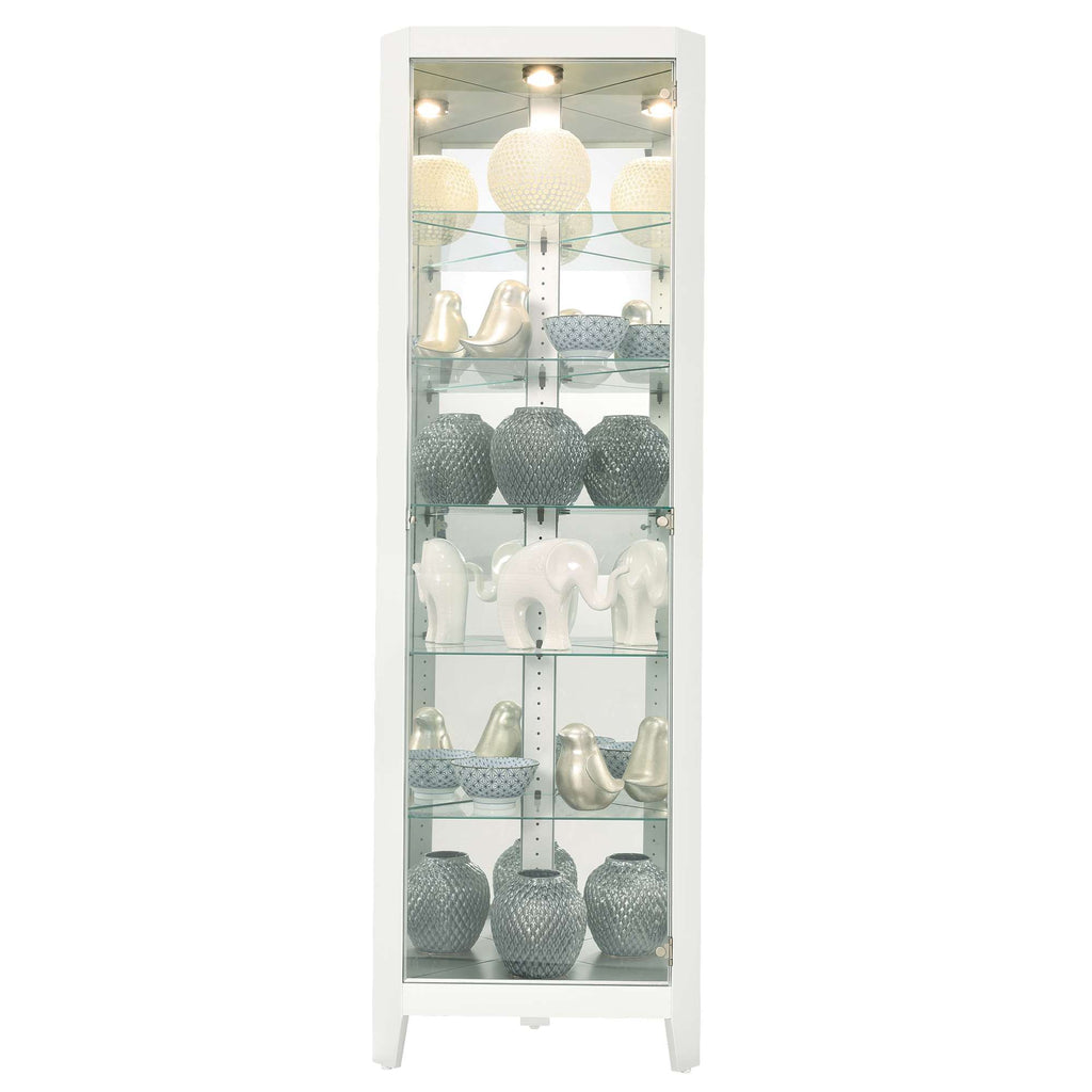 Tamsin IV Corner Curio Cabinet