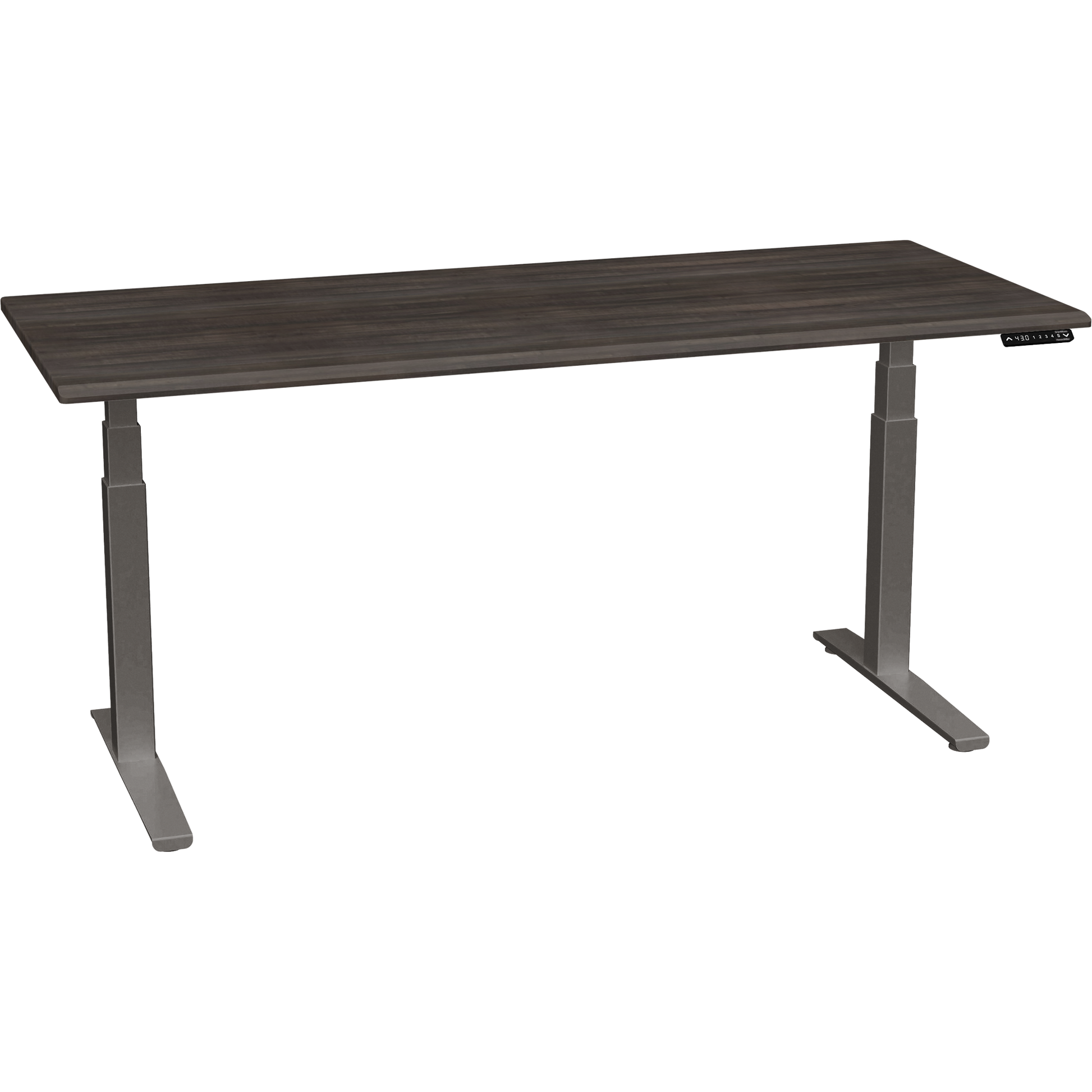 Bureau haut de gamme SmartMoves de 72 po et base réglable en hauteur