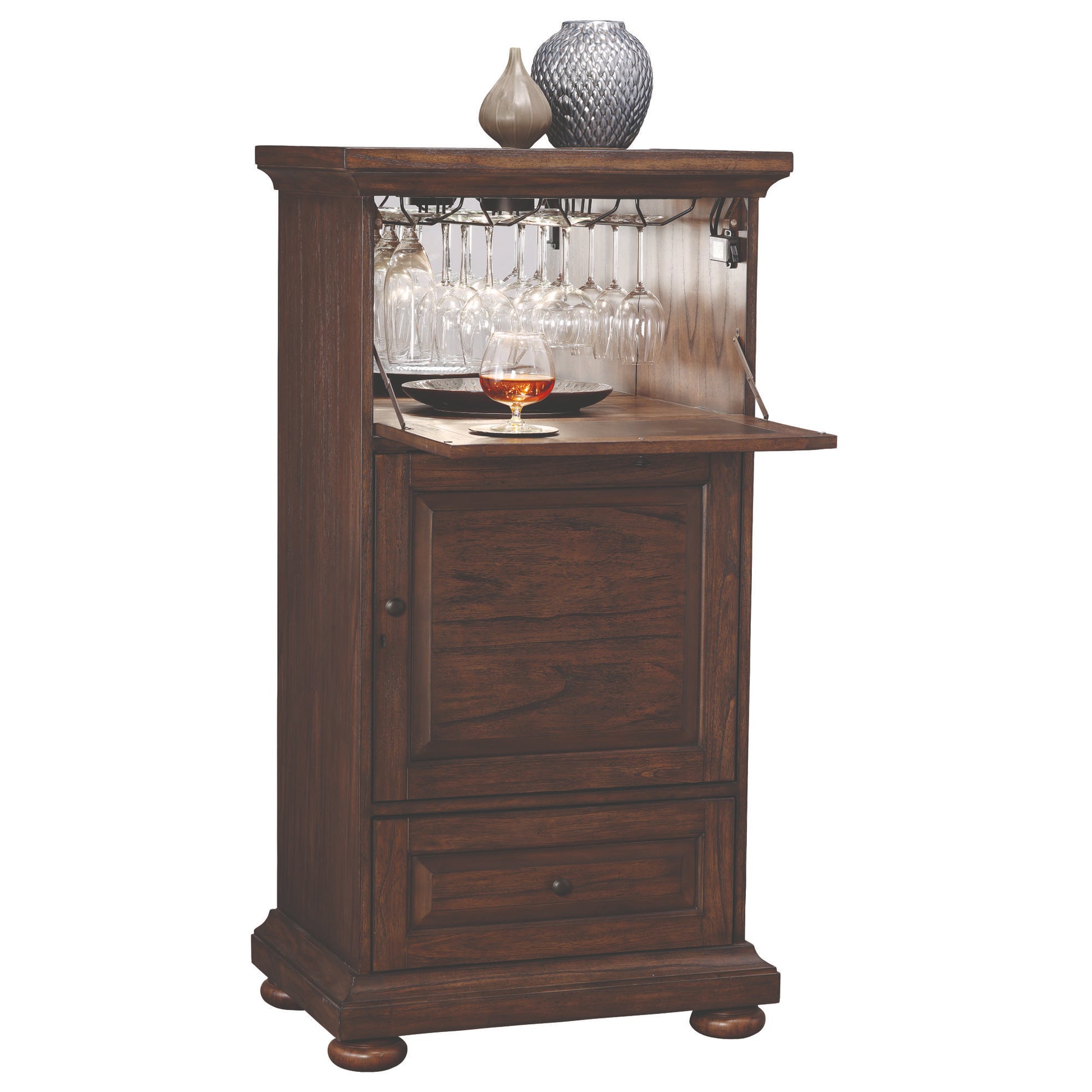 Cognac II Wine and Bar Cabinet