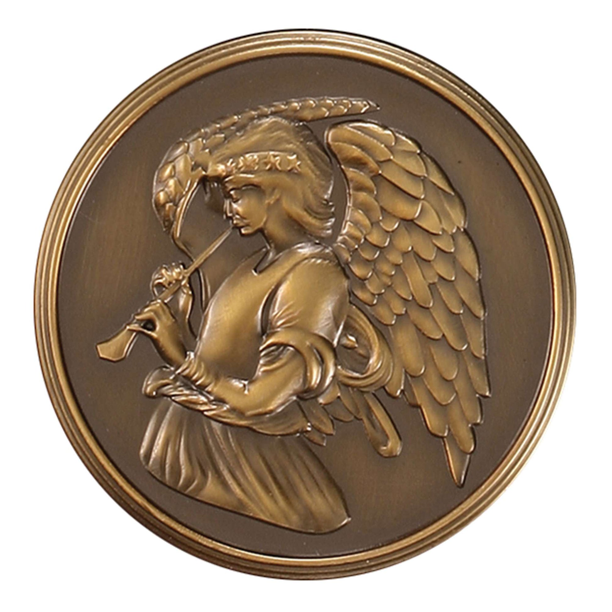 Médaillon commémoratif de l'ange