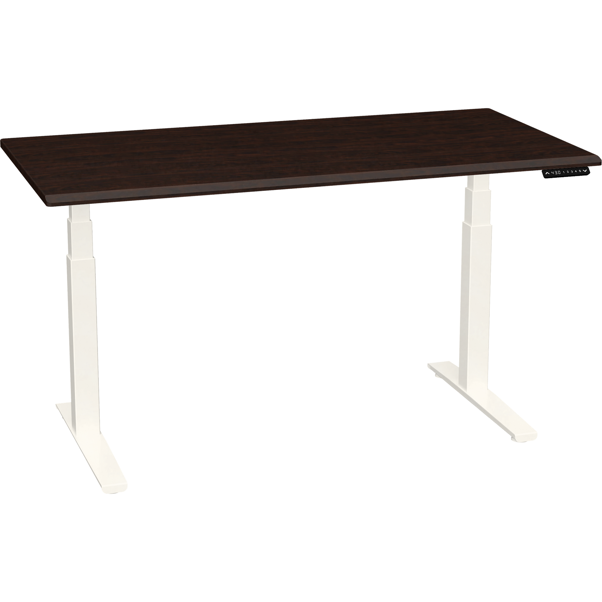 Bureau haut de gamme SmartMoves de 60 po et base réglable en hauteur
