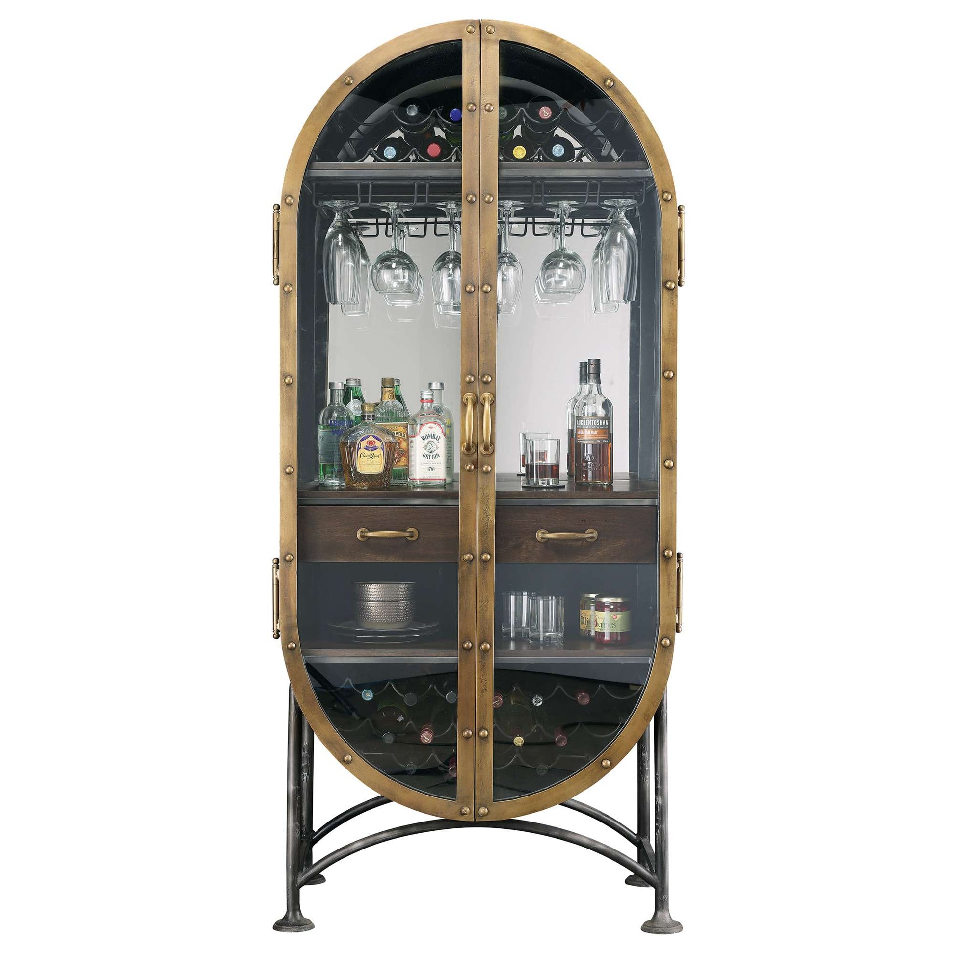 Boilermaker Wine & Bar Cabinet