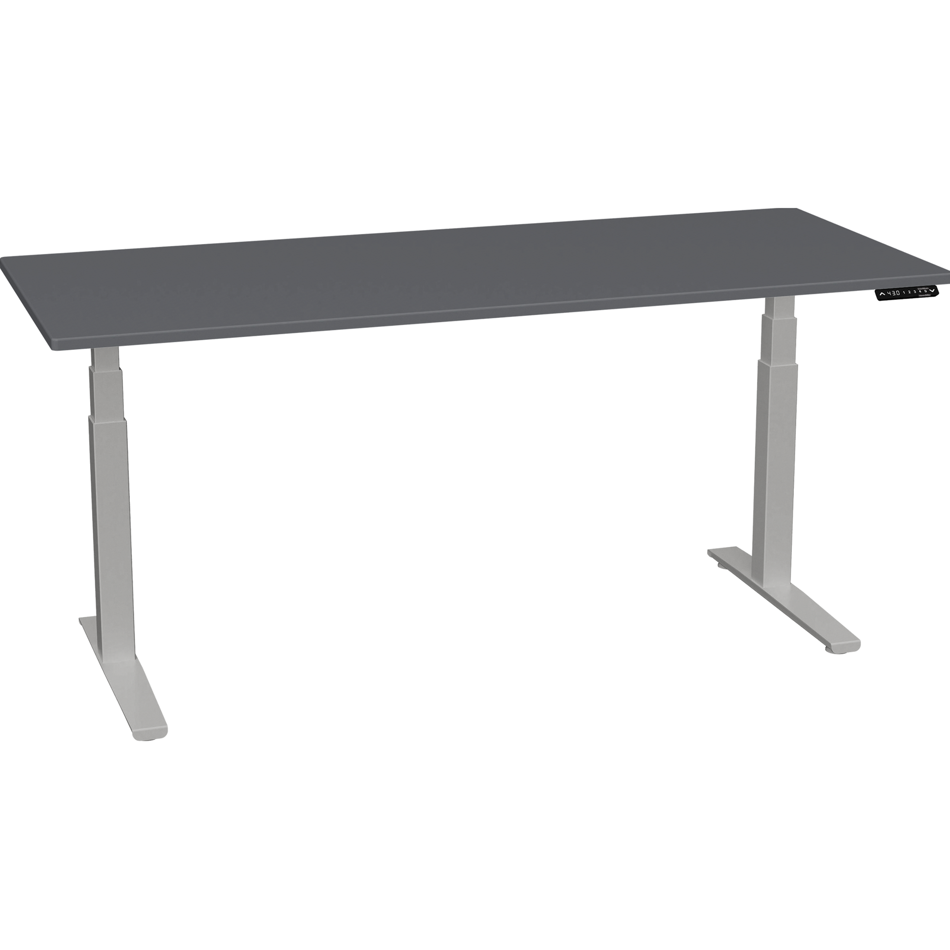 Bureau haut de gamme SmartMoves de 72 po et base réglable en hauteur