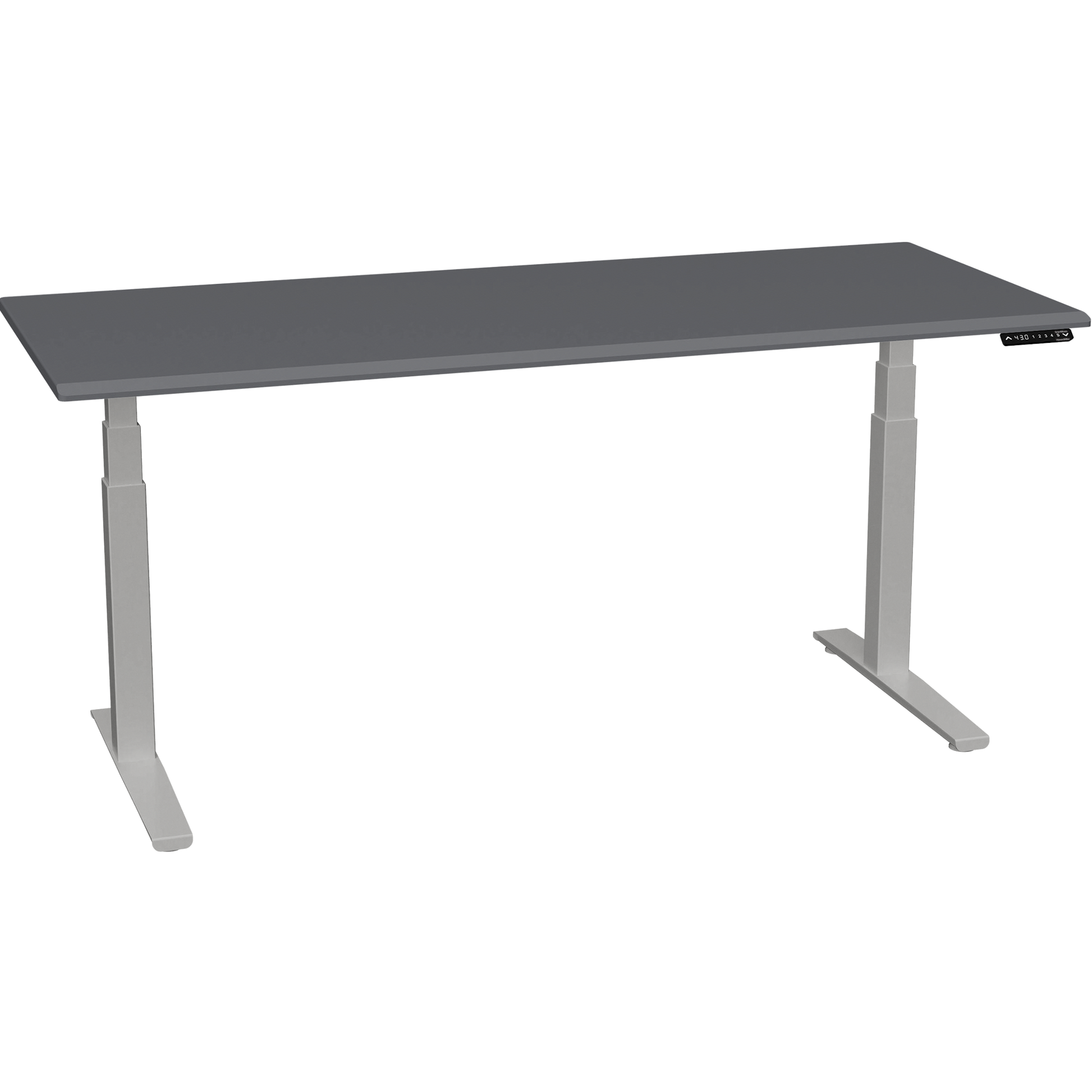Bureau haut de gamme SmartMoves de 72 po et base réglable en hauteur