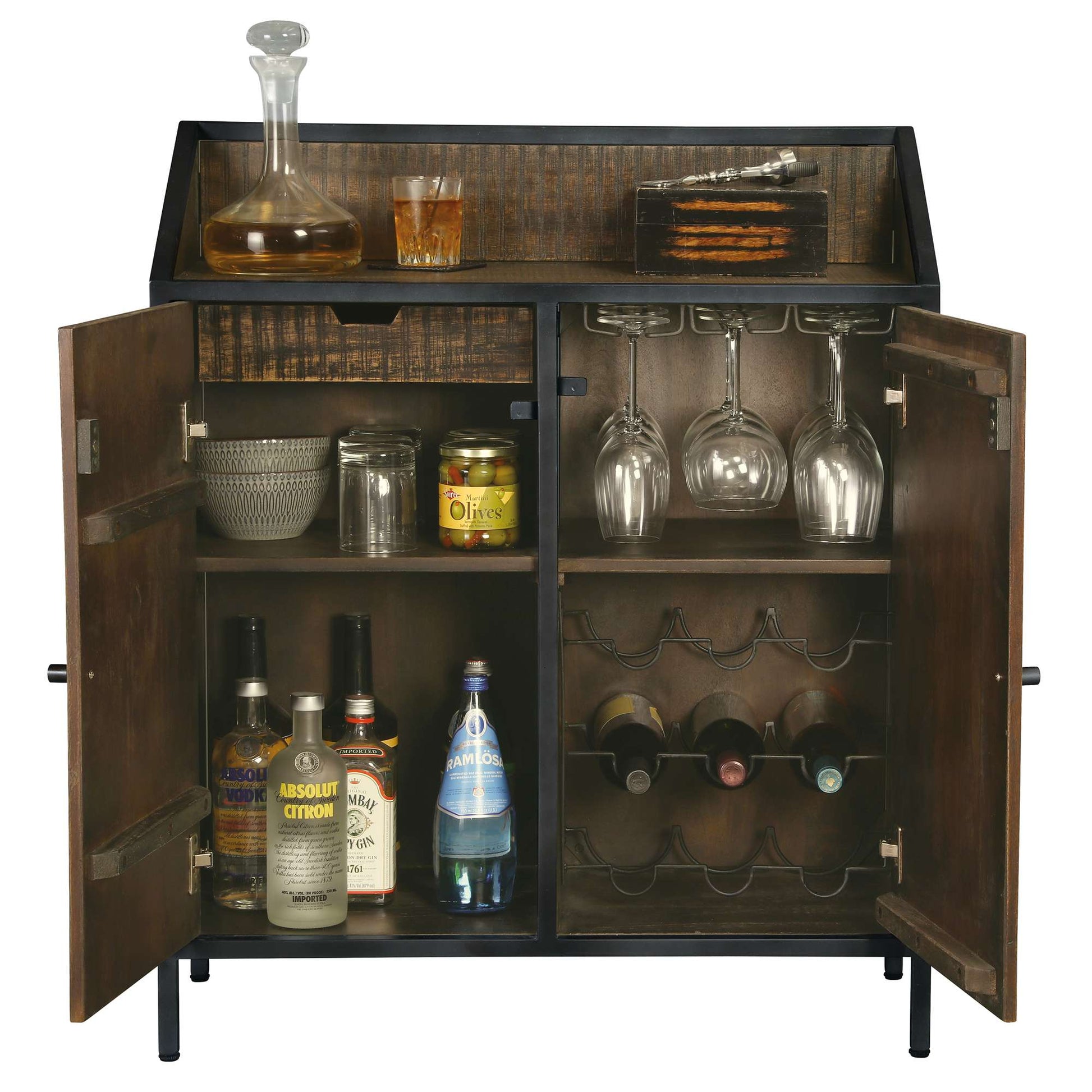Rare Vintage Wine & Bar Console
