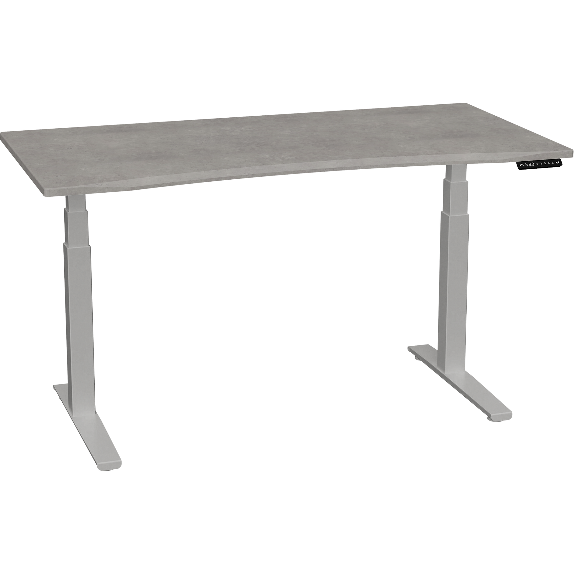 Bureau haut de gamme SmartMoves de 60 po et base réglable en hauteur
