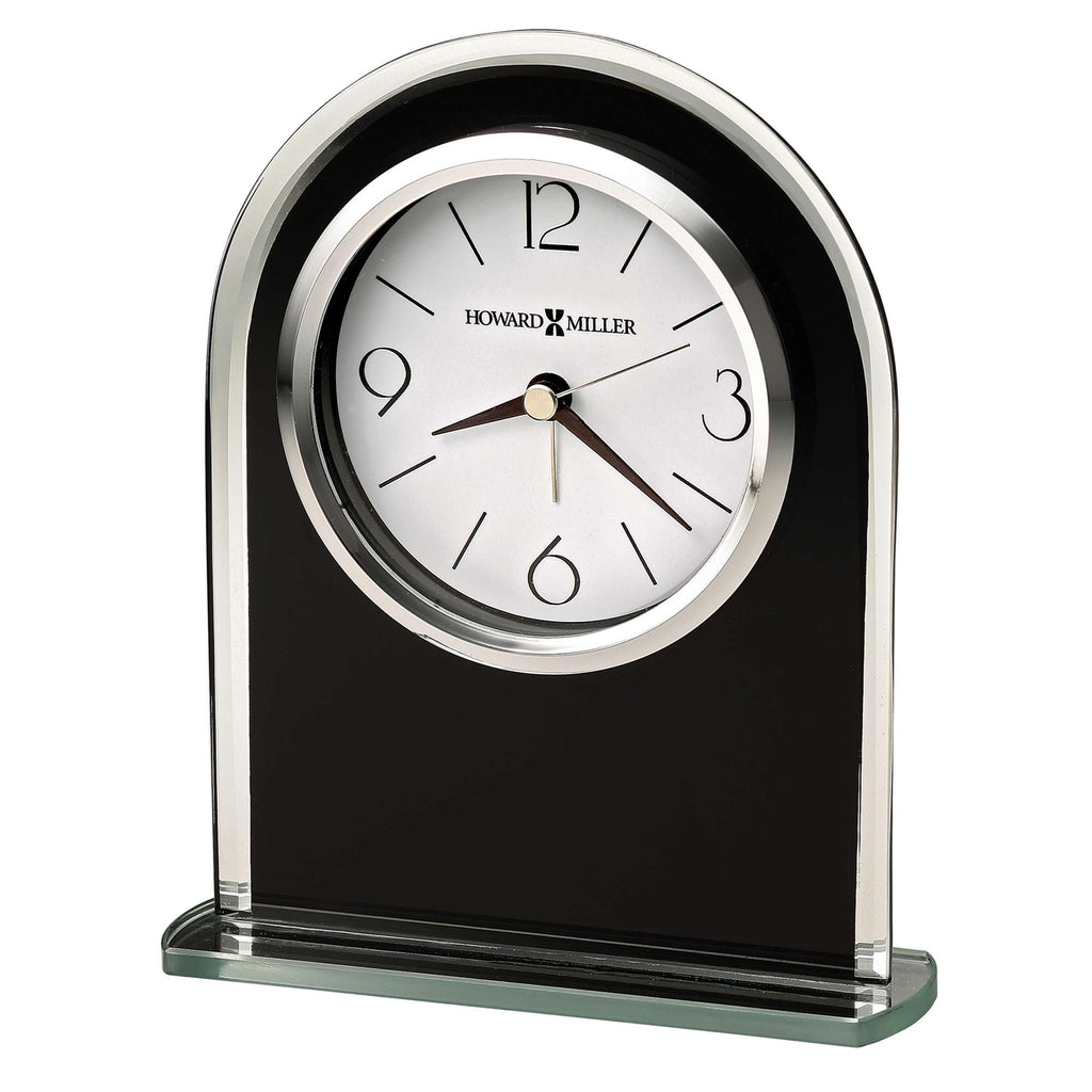 Horloge de table en ébène lustré 