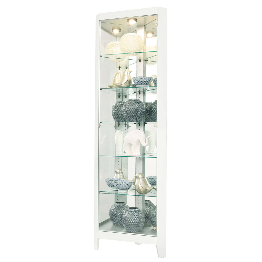 Tamsin IV Corner Curio Cabinet