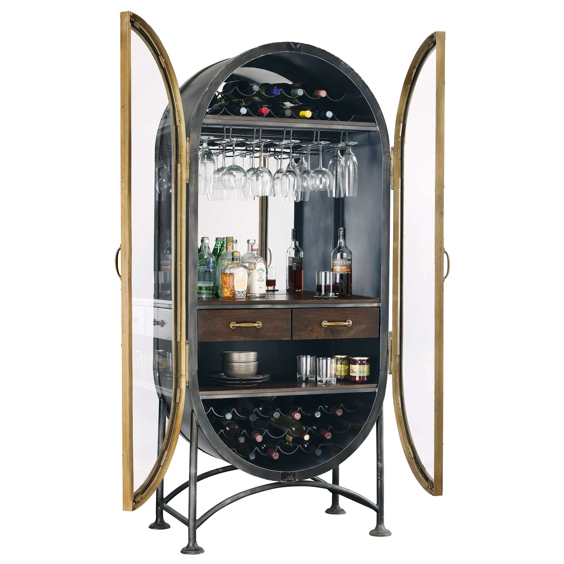 Boilermaker Wine & Bar Cabinet