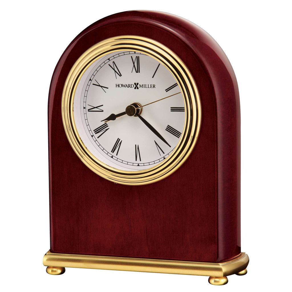 Horloge de table en arche de palissandre